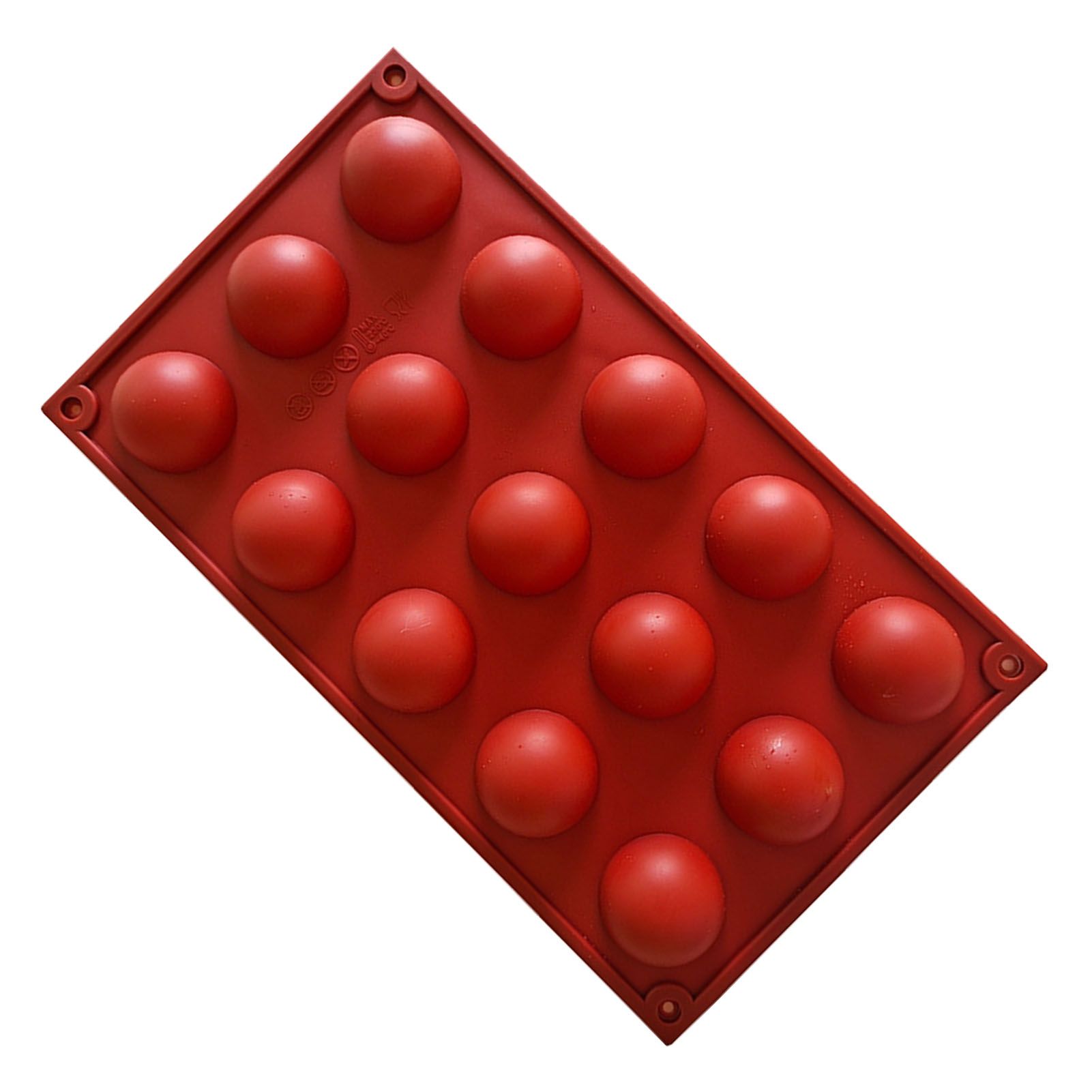Semi Sphere Mold 15 Holes Silicone Semicircle Baking Mold for Cake Chocolate Mousse - Image 2