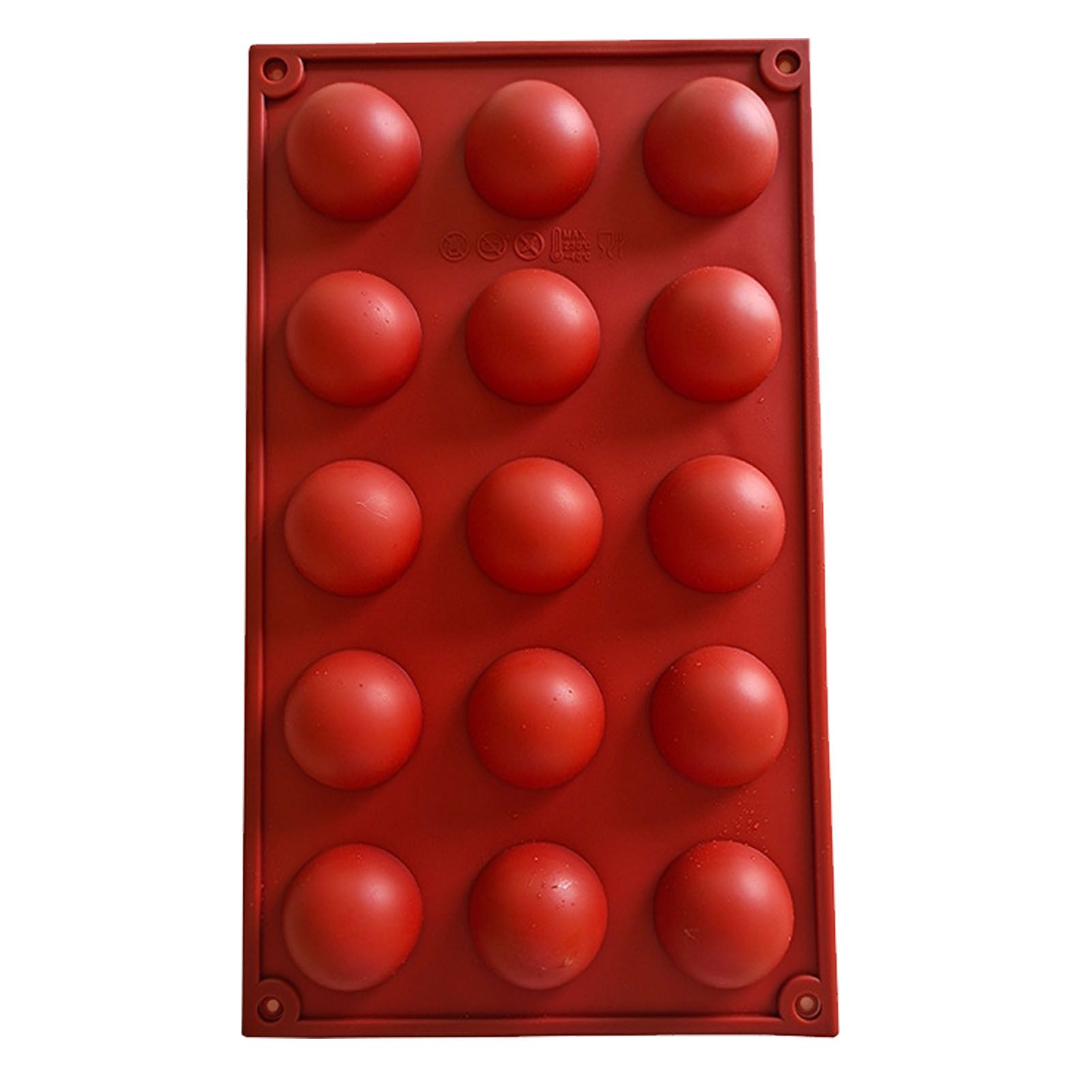Semi Sphere Mold 15 Holes Silicone Semicircle Baking Mold for Cake Chocolate Mousse - Image 3