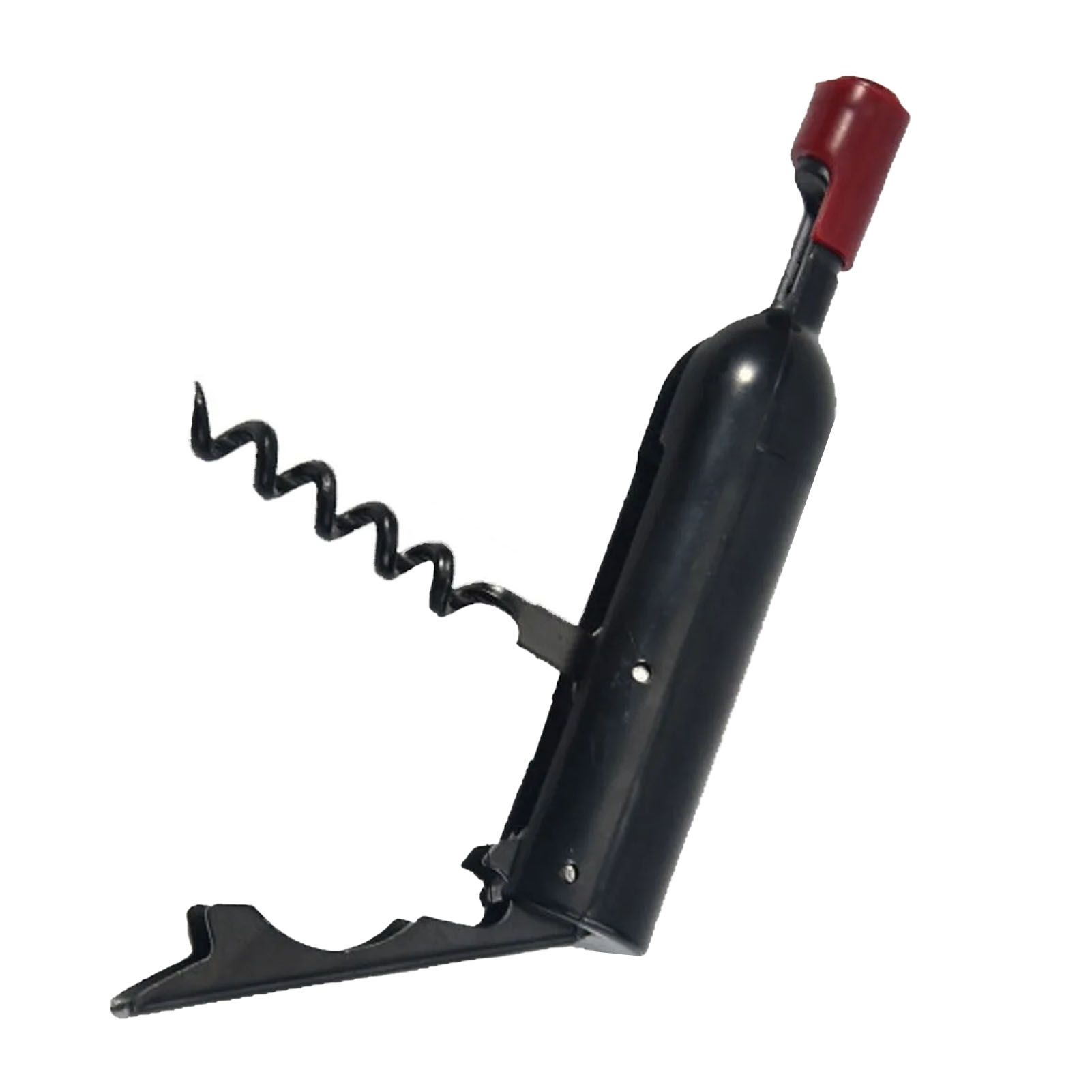 Wine Opener Black Multifunctional Magnet Design Portable Stainless Steel Wine Opener - Image 2