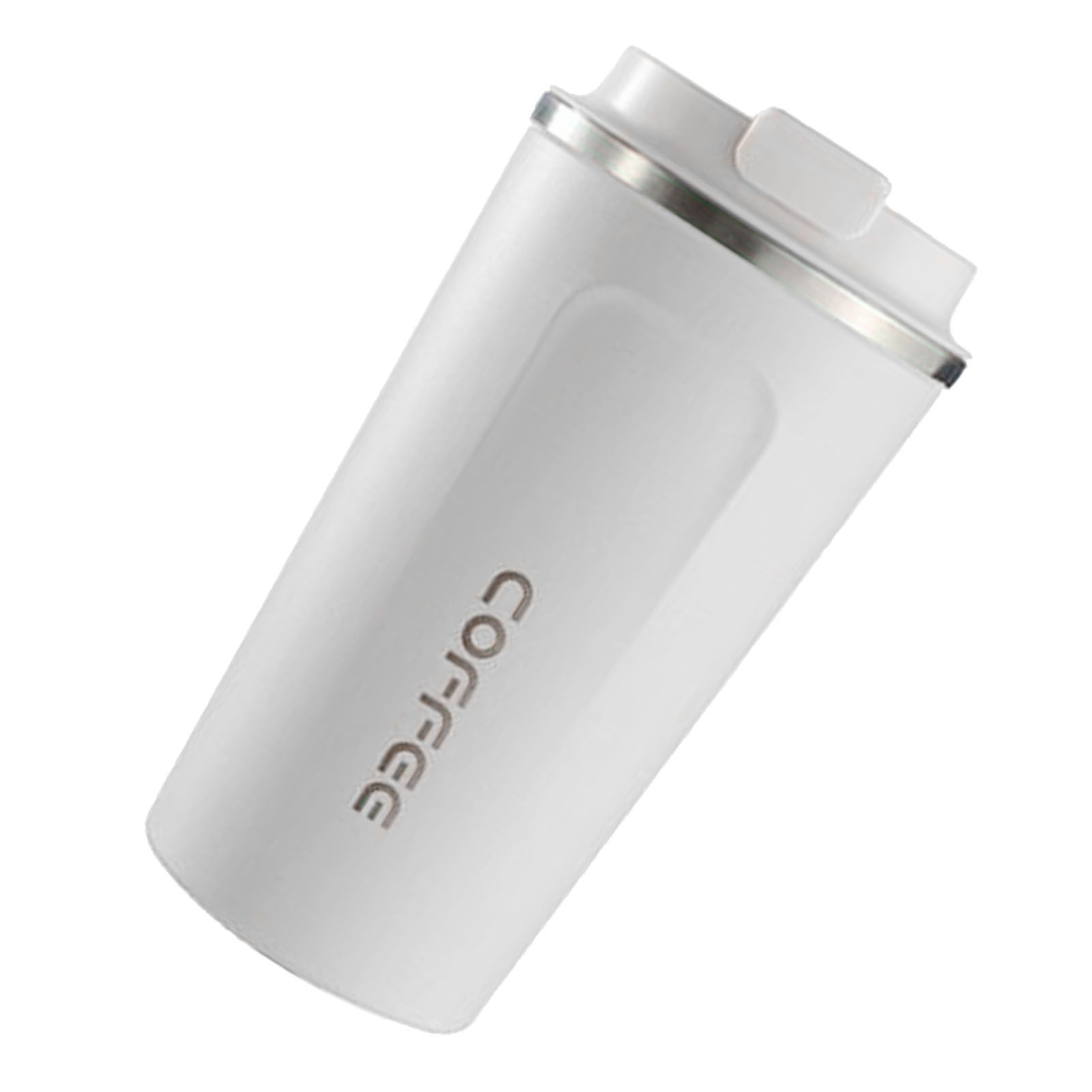 Smart Temperature Display Coffee Cup Portable 304 Stainless Steel Insulation Cup Simple Style Pure Color Generation 2nd White 380ml - Image 3