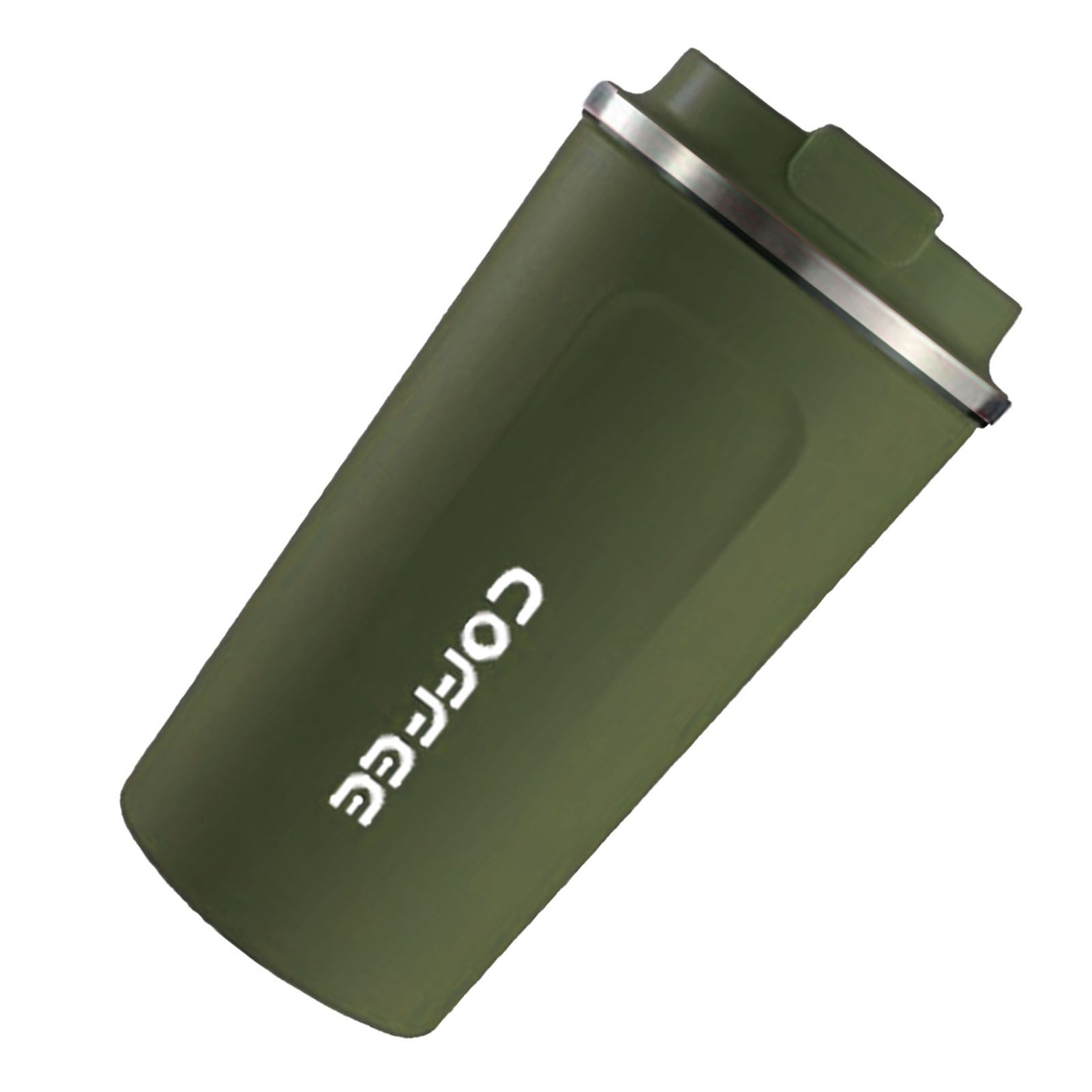 Smart Temperature Display Coffee Cup Portable 304 Stainless Steel Insulation Cup Simple Style Pure Color Generation 2nd Green 510ml - Image 3