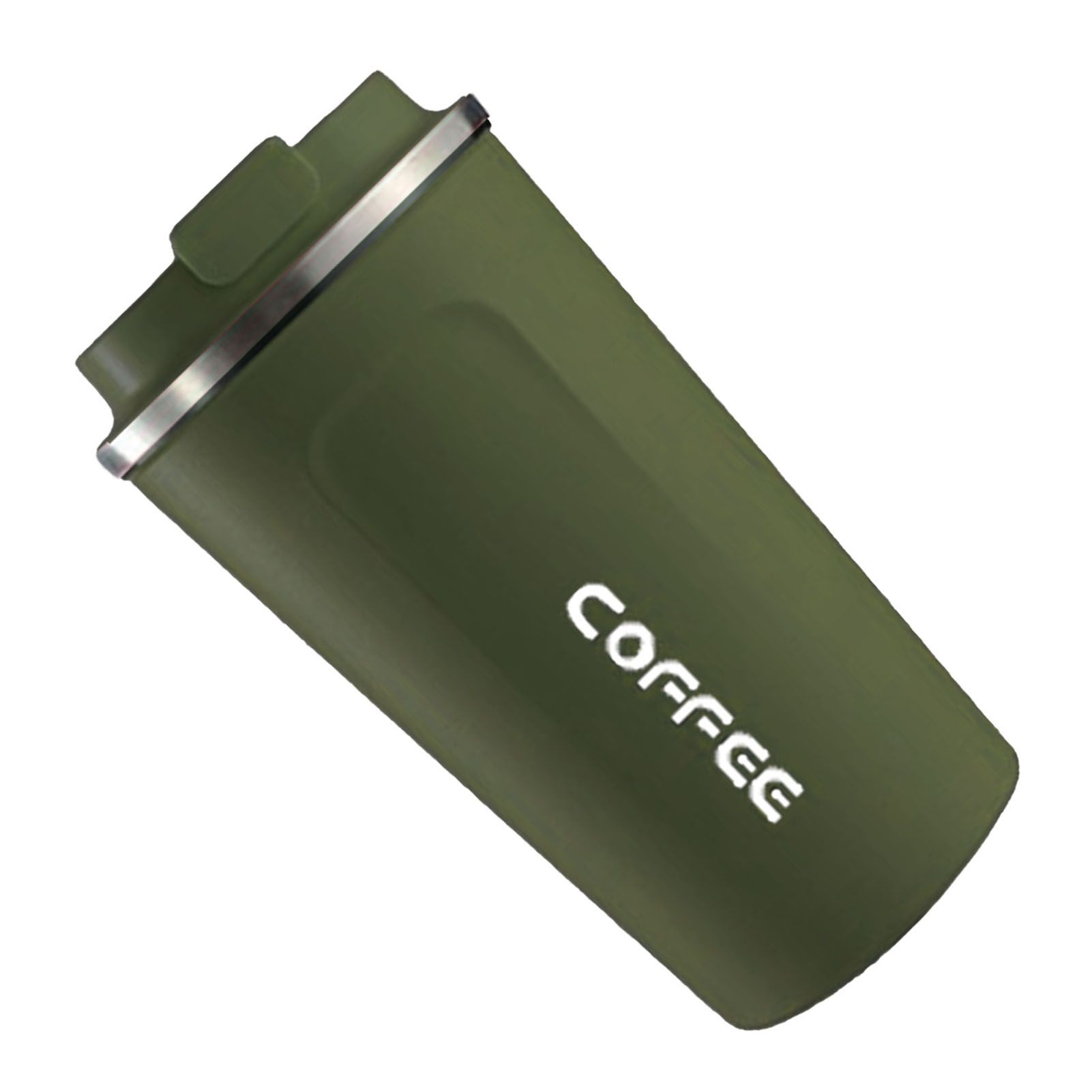 Smart Temperature Display Coffee Cup Portable 304 Stainless Steel Insulation Cup Simple Style Pure Color Generation 2nd Green 510ml - Image 4
