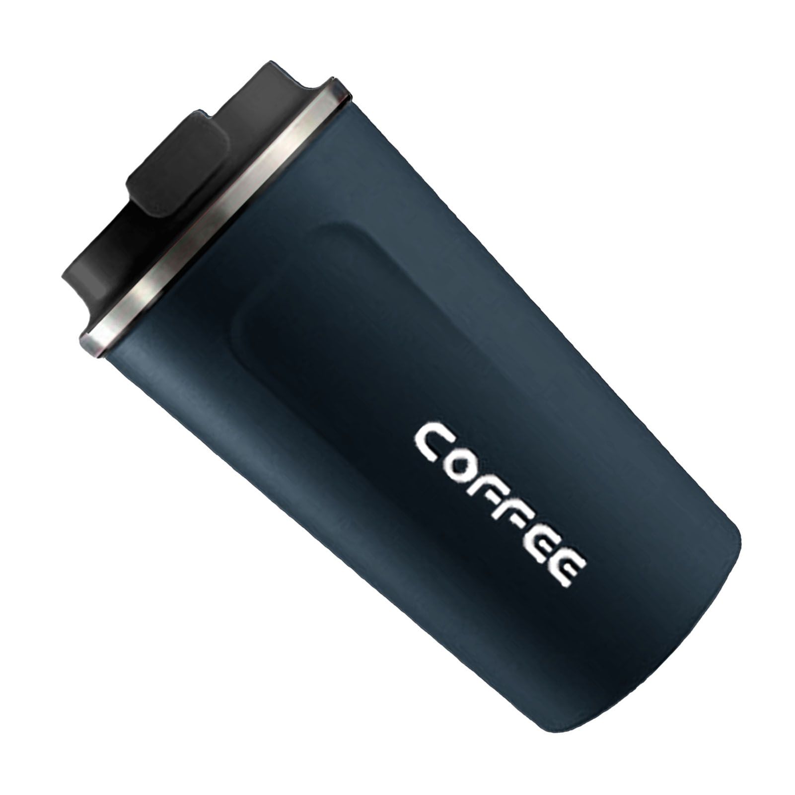 Smart Temperature Display Coffee Cup Portable 304 Stainless Steel Insulation Cup Simple Style Pure Color Generation 2nd Blue 380ml - Image 4