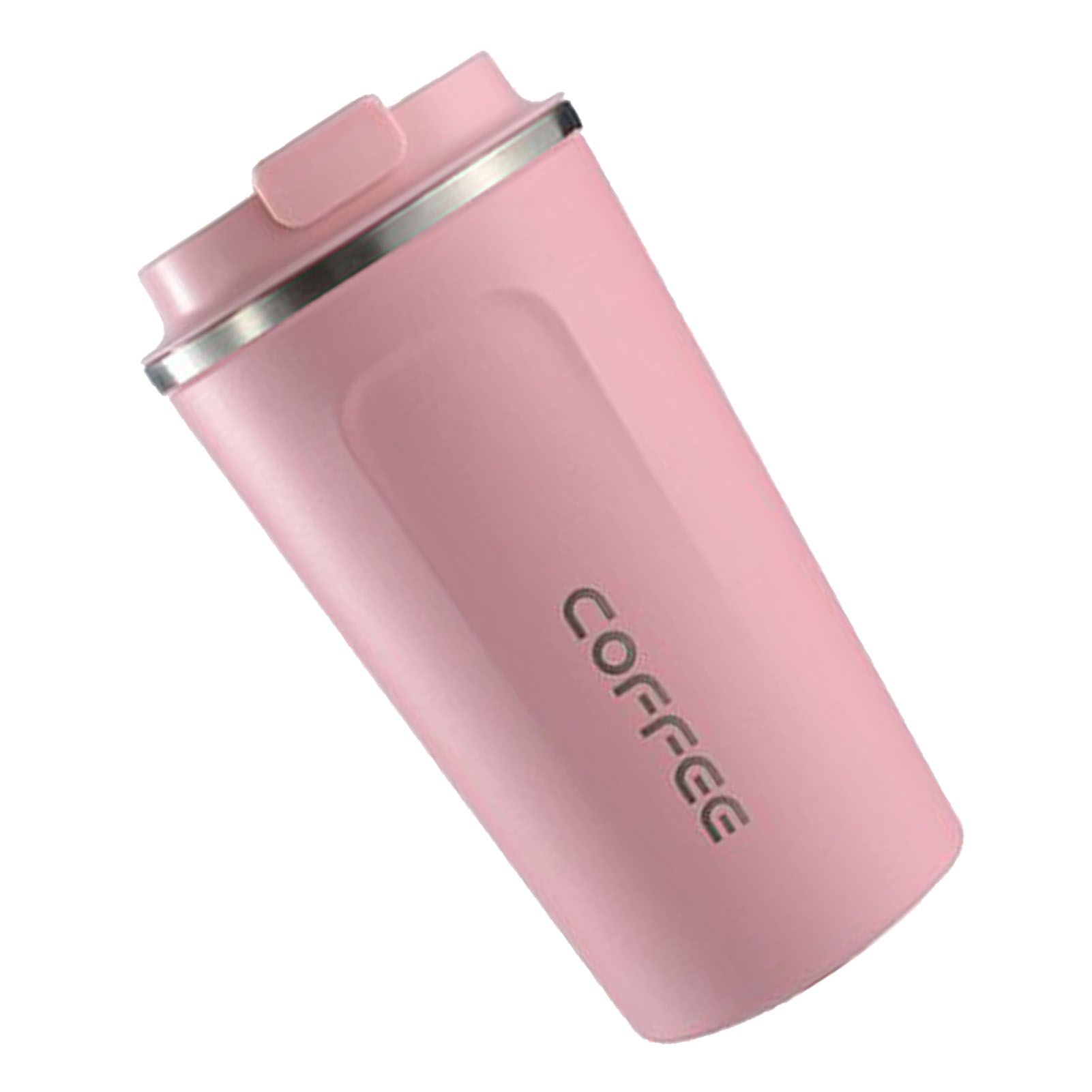 Smart Temperature Display Coffee Cup Portable 304 Stainless Steel Insulation Cup Simple Style Pure Color Generation 2nd Pink 380ml - Image 4