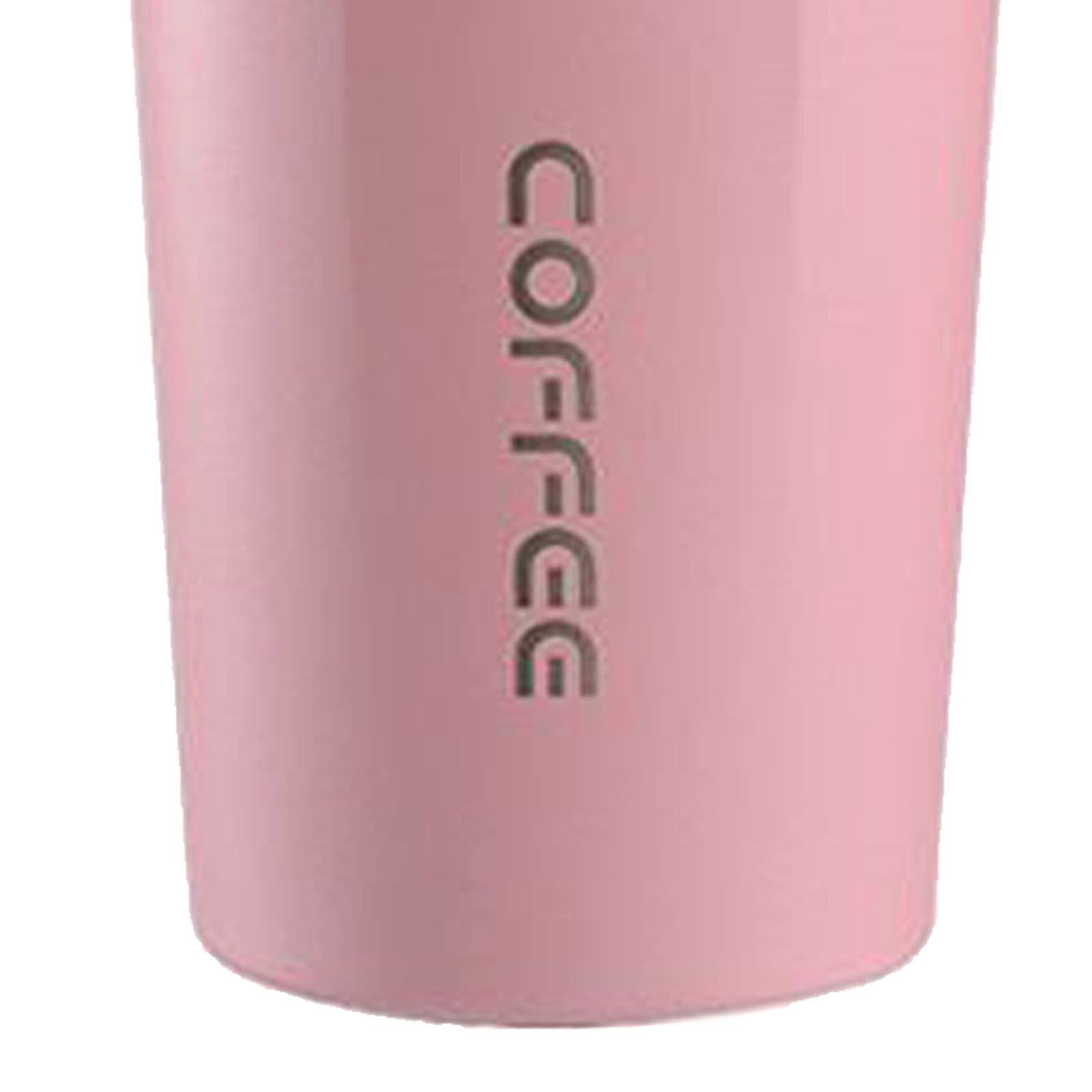 Smart Temperature Display Coffee Cup Portable 304 Stainless Steel Insulation Cup Simple Style Pure Color Generation 2nd Pink 380ml - Image 8