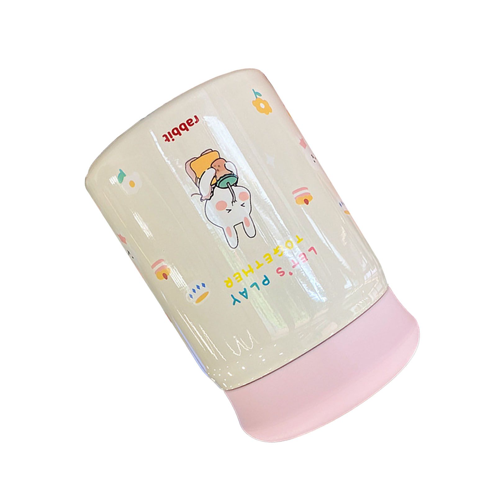 320ml Stainless Steel Insulated Vacuum Food Jar Cup Container with Lid for Outdoor Cartoon Portable Bottle Rabbit - Image 4