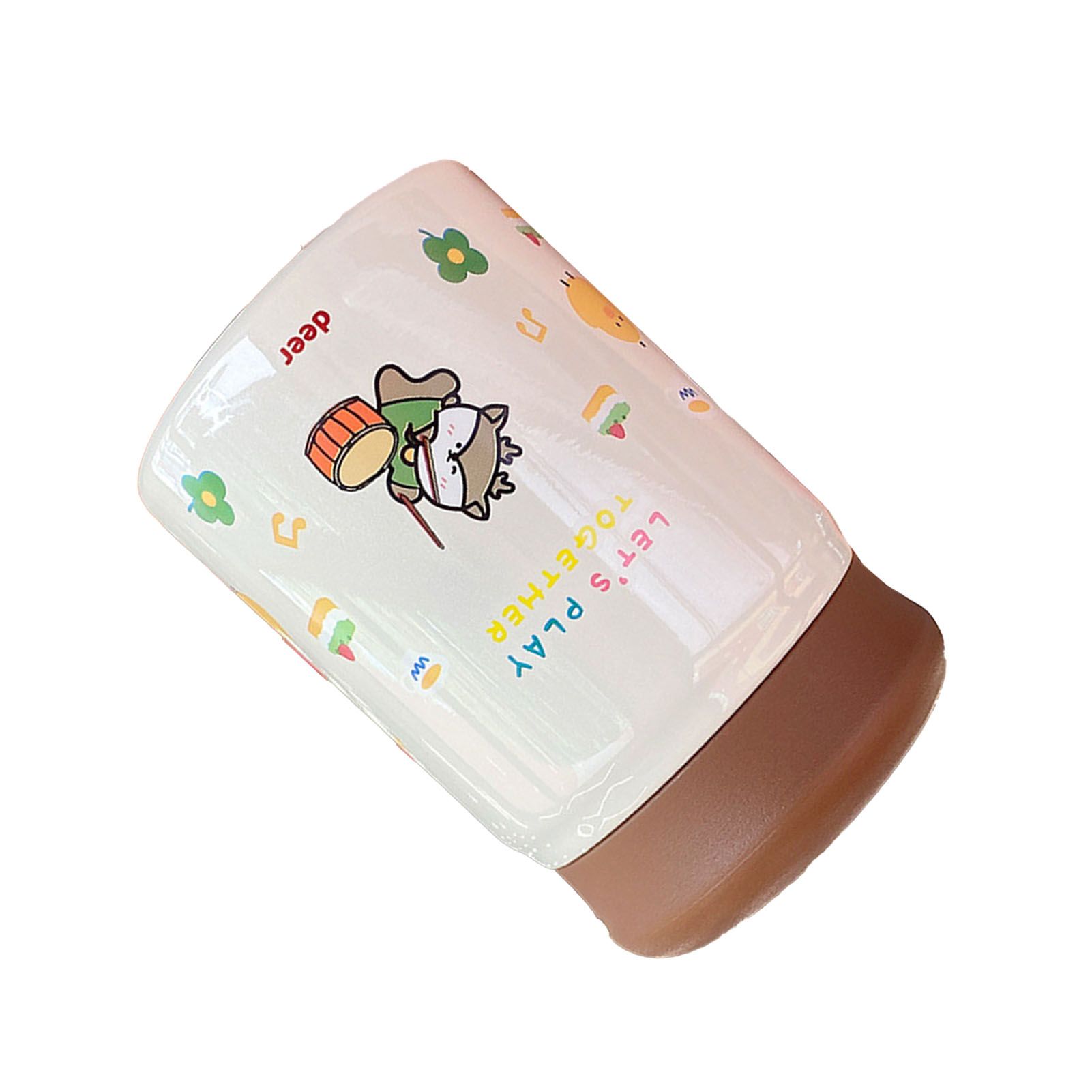 320ml Stainless Steel Insulated Vacuum Food Jar Cup Container with Lid for Outdoor Cartoon Portable Bottle Deer - Image 4