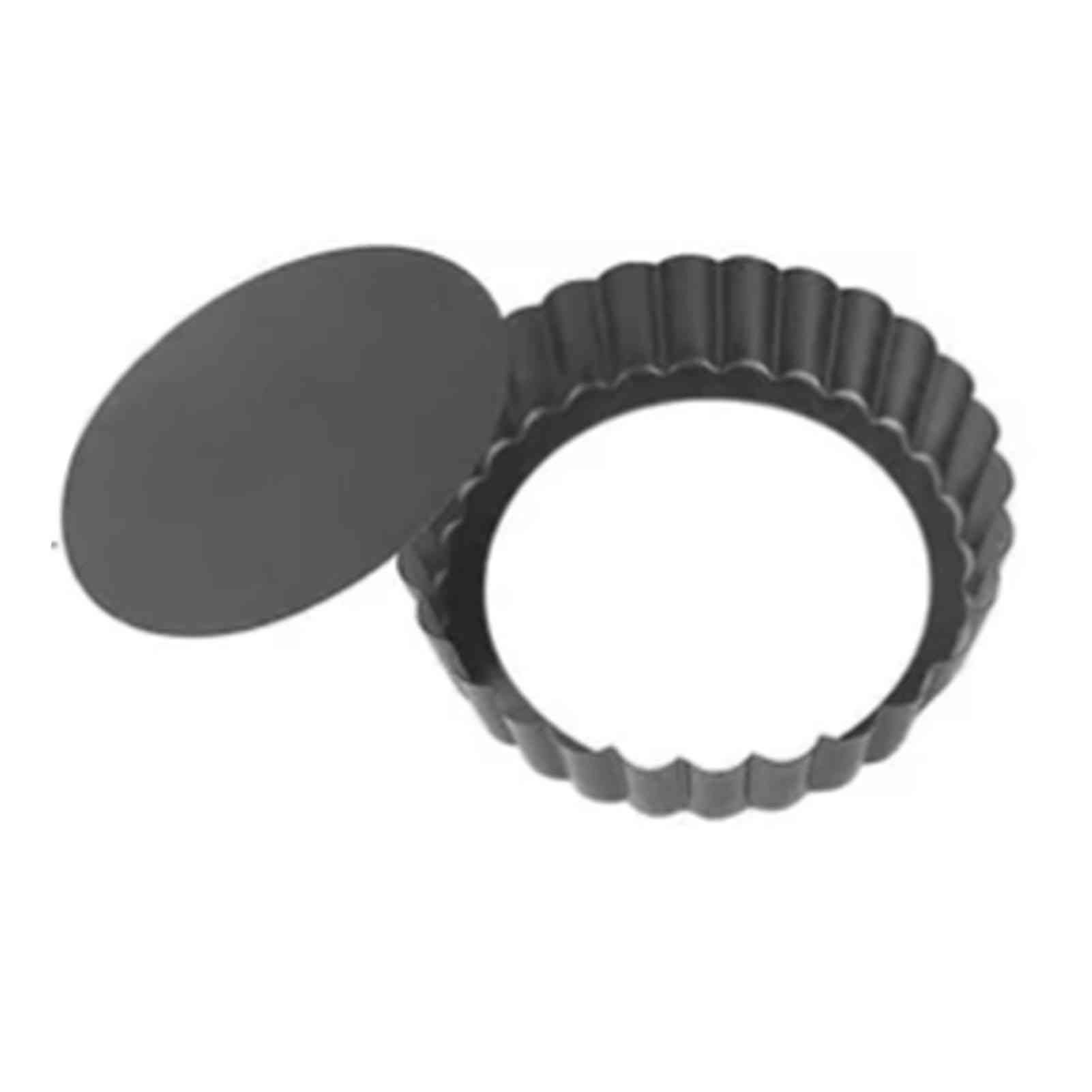 6Pcs 3in Quiche Pan Food Grade Prevents Sticking Carbon Steel Tart Pan with Removable Bottom for Baking Cakes Cheesecakes - Image 7