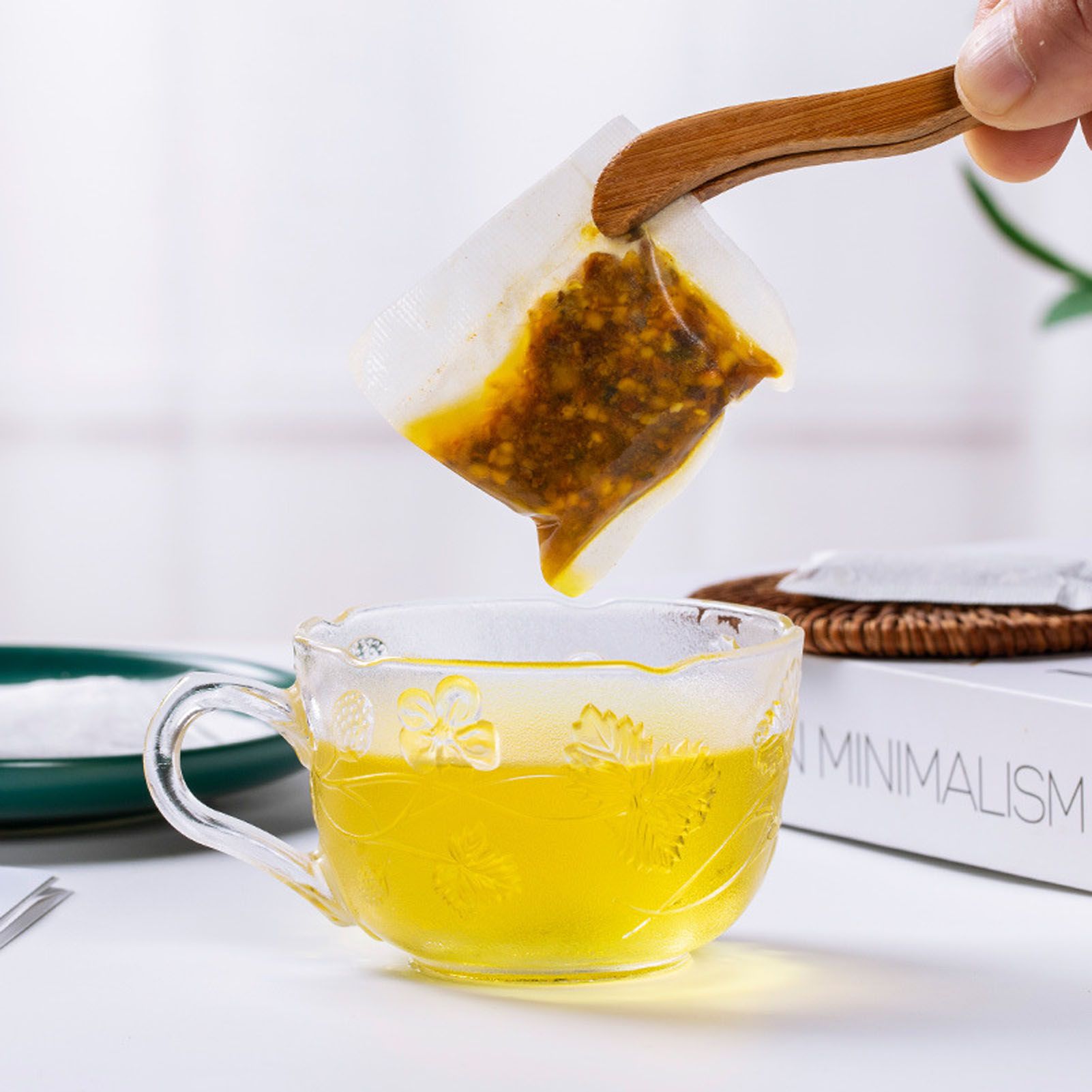 150g Adzuki Beans Coix Seed Wheat Barley Wolfiporia Chinese Yam Combination Tea Natural Tea 30 Counts - Image 8