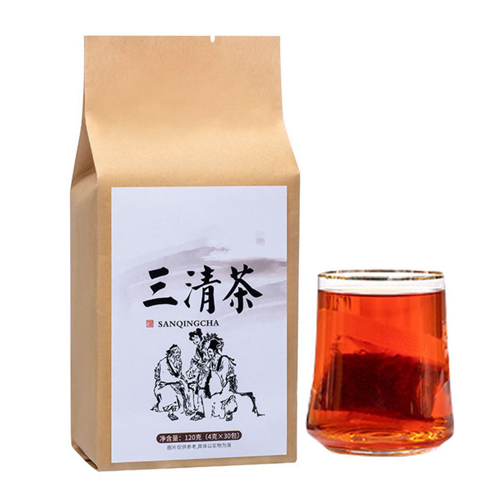 30 Bags Sanqing Tea Independent Packaging 120g 18 Mouth Shelf Life Health Tea Bag for Daily Friends - Image 2