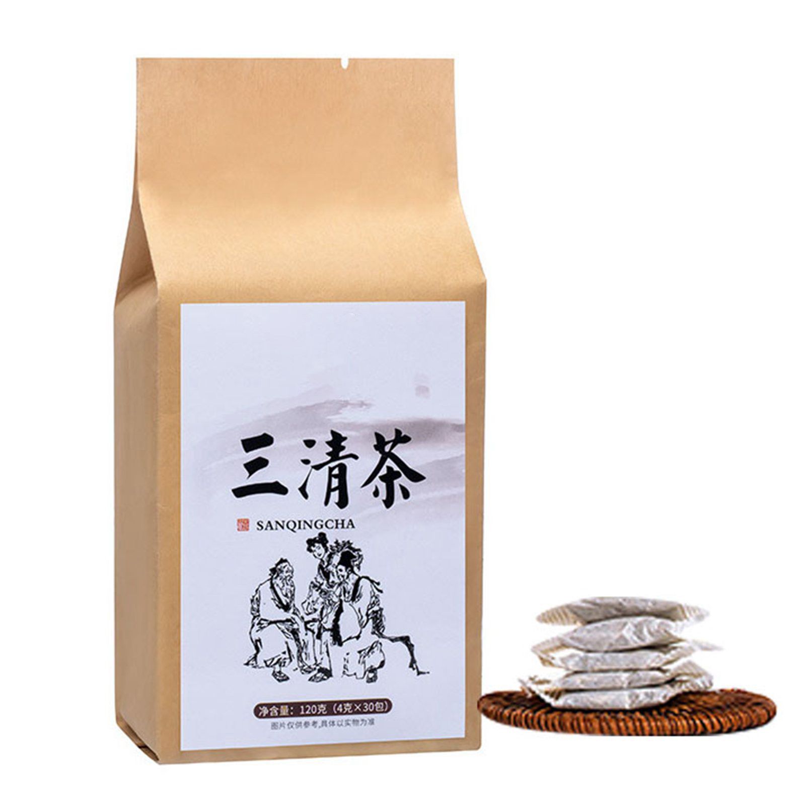 30 Bags Sanqing Tea Independent Packaging 120g 18 Mouth Shelf Life Health Tea Bag for Daily Friends - Image 3
