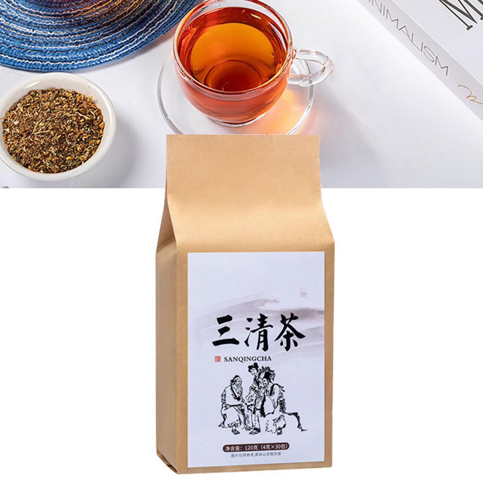 30 Bags Sanqing Tea Independent Packaging 120g 18 Mouth Shelf Life Health Tea Bag for Daily Friends - Image 6