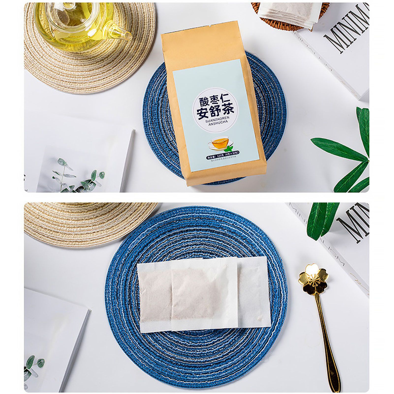 120g Natural Tea Lily Jujube Lotus Seed Cape Jasmine Combination Tea Individual Tea Bag 30 Counts - Image 7