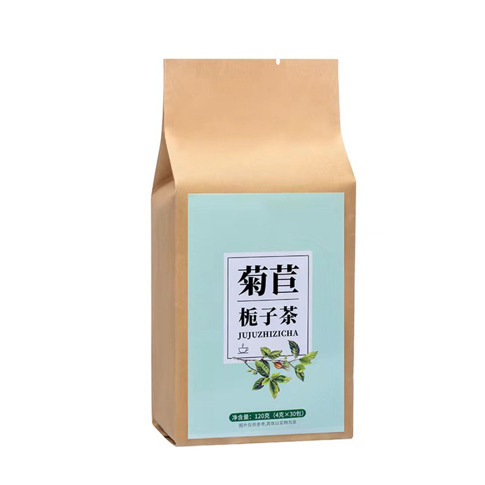 30 Count Chicory Gardenia Tea Kudzu Root Burdock Root Healthy Tea Bag Lily Licorice Herbal Tea Sampler 120g - Image 1