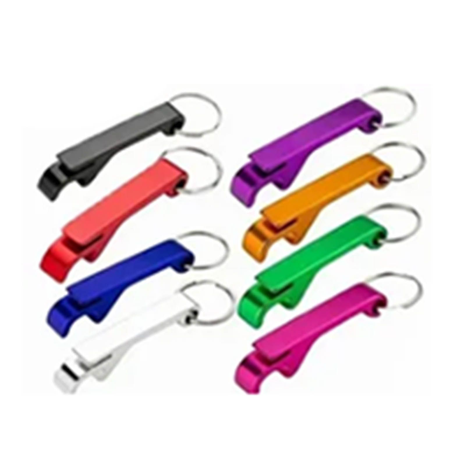50pcs Keychain Bottle Opener Aluminum Alloy Mini Pocket Beer Beverage Opener Colorful Metal Bottle Opener - Image 2