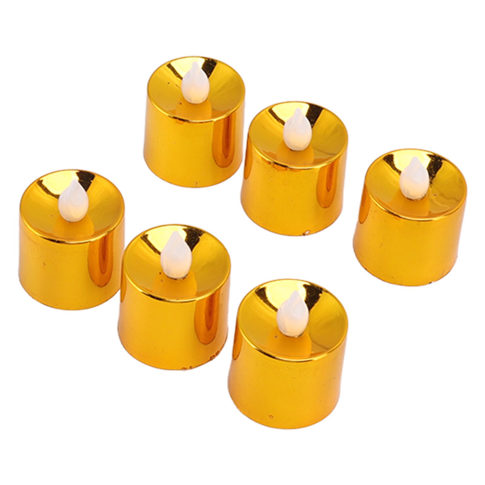 12 Pcs Electrogilding LED Electronic Candle Lamp for Christmas Wedding Birthday Party Home Decor Golden - Image 4