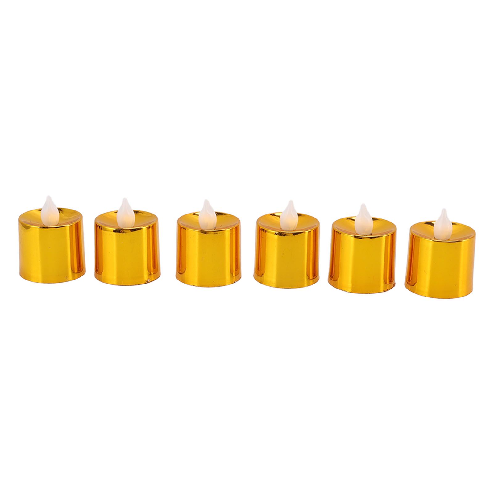 12 Pcs Electrogilding LED Electronic Candle Lamp for Christmas Wedding Birthday Party Home Decor Golden - Image 6