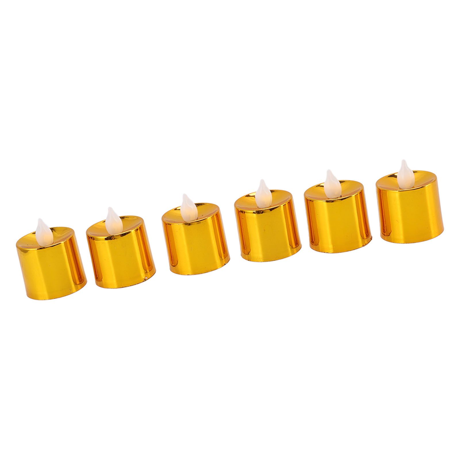 12 Pcs Electrogilding LED Electronic Candle Lamp for Christmas Wedding Birthday Party Home Decor Golden - Image 7