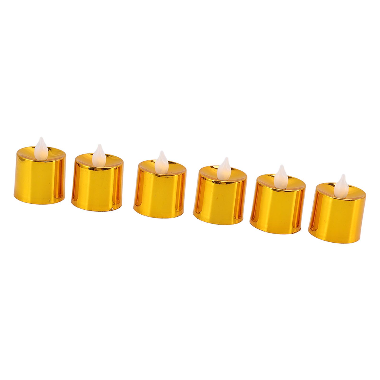 12 Pcs Electrogilding LED Electronic Candle Lamp for Christmas Wedding Birthday Party Home Decor Golden - Image 8