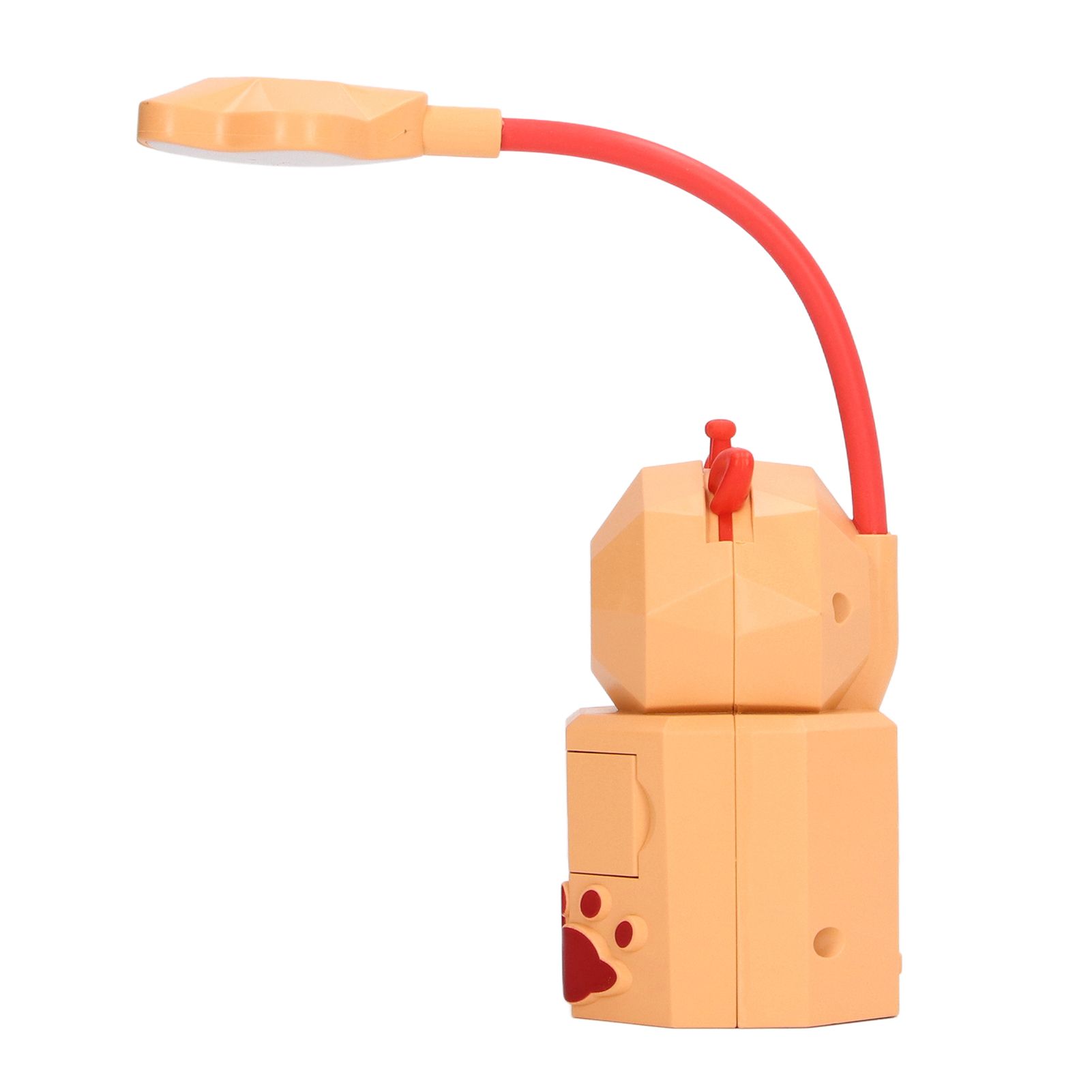 Night Lamp Desk Light LED 5V 3W Gooseneck USB Charging Deer Figurine for Home Table YC-5802 Orange - Image 7