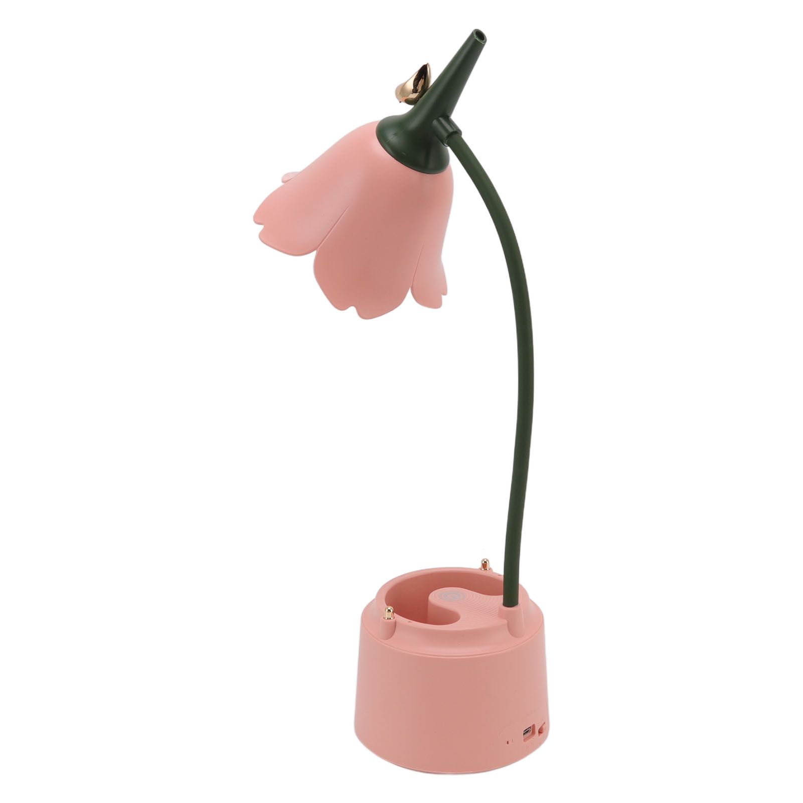 5V 3W Table Lamp USB Flowers and Birds Designed Folding Energy Saving Eye Protection Reading Light for Bedroom GL562 Pink - Image 6