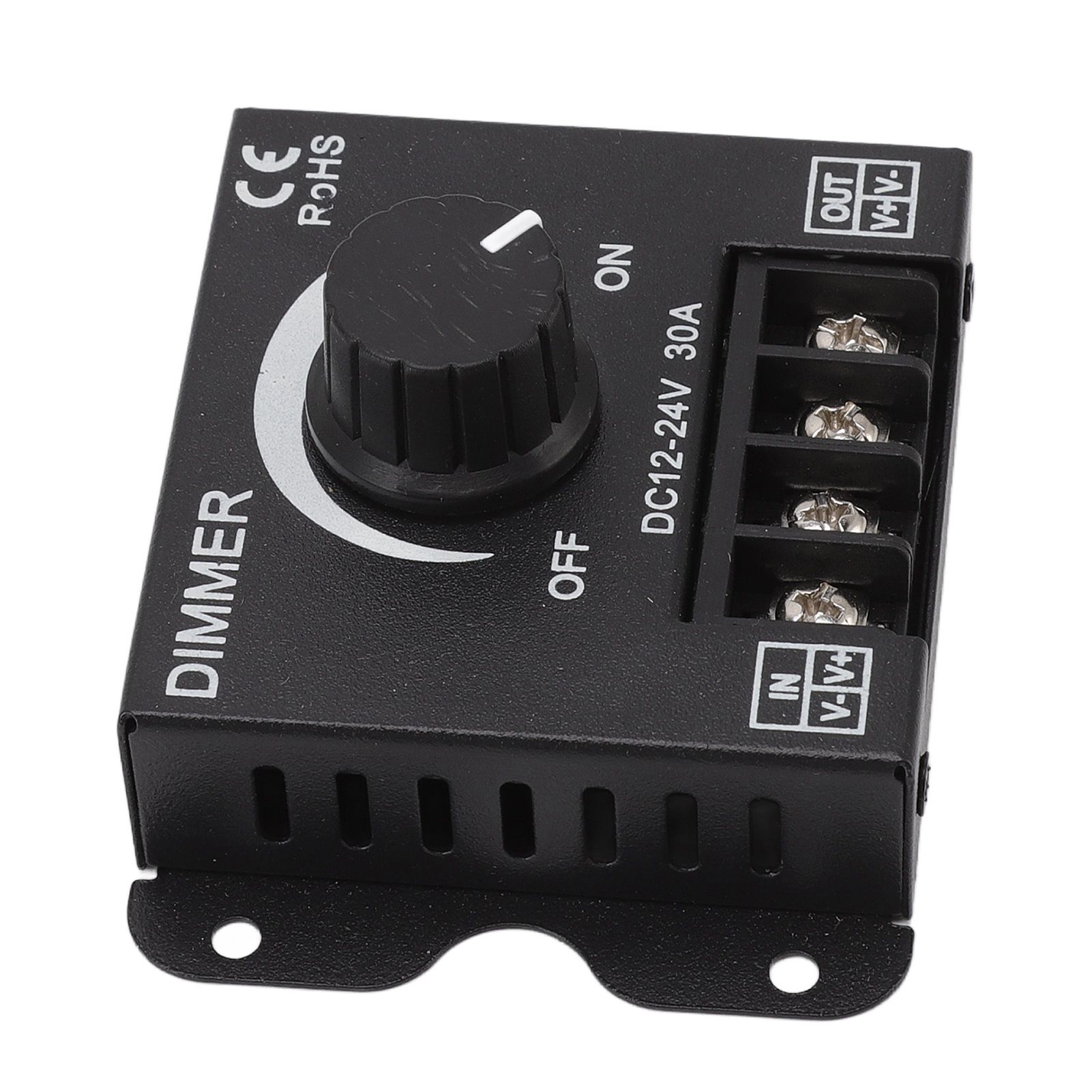LED Dimmer Single Channel PWM Lighting Stepless Dimming Controller for 5050 3528 Single Color Light Strips DC 12V‑24V 30A - Image 3