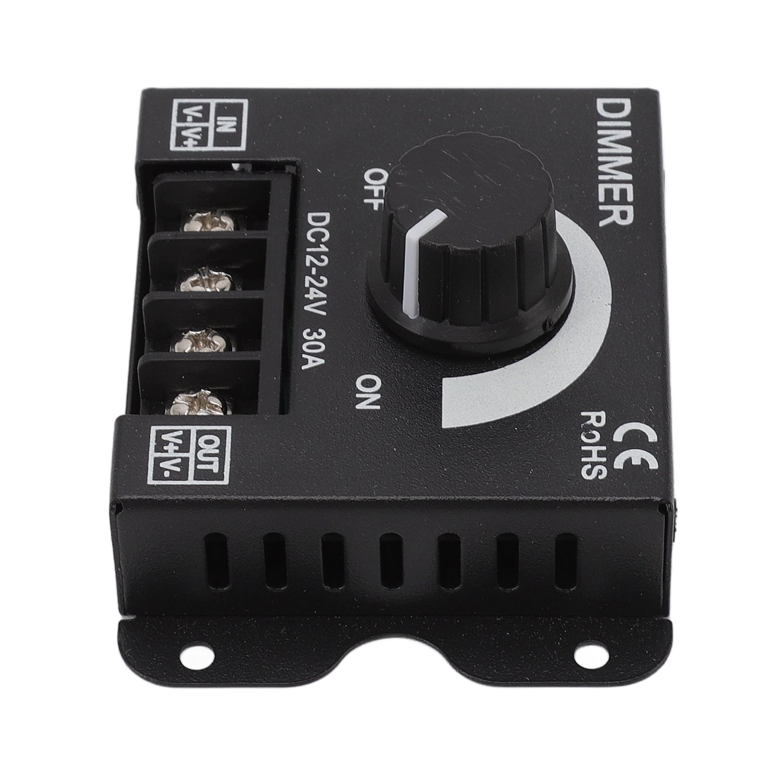 LED Dimmer Single Channel PWM Lighting Stepless Dimming Controller for 5050 3528 Single Color Light Strips DC 12V‑24V 30A - Image 4