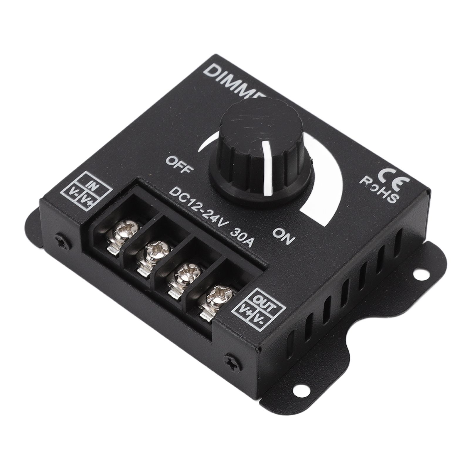 LED Dimmer Single Channel PWM Lighting Stepless Dimming Controller for 5050 3528 Single Color Light Strips DC 12V‑24V 30A - Image 5