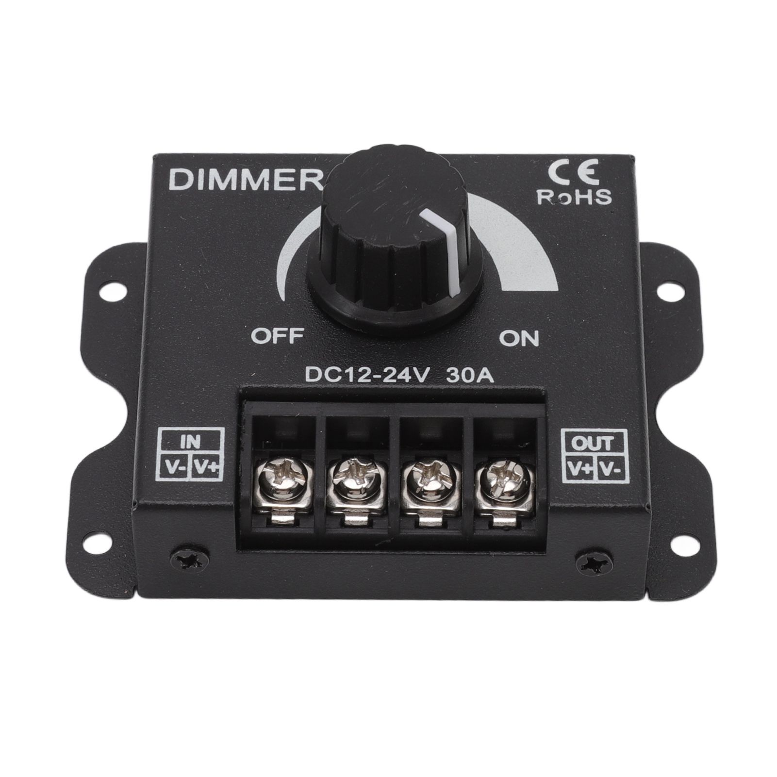 LED Dimmer Single Channel PWM Lighting Stepless Dimming Controller for 5050 3528 Single Color Light Strips DC 12V‑24V 30A - Image 7