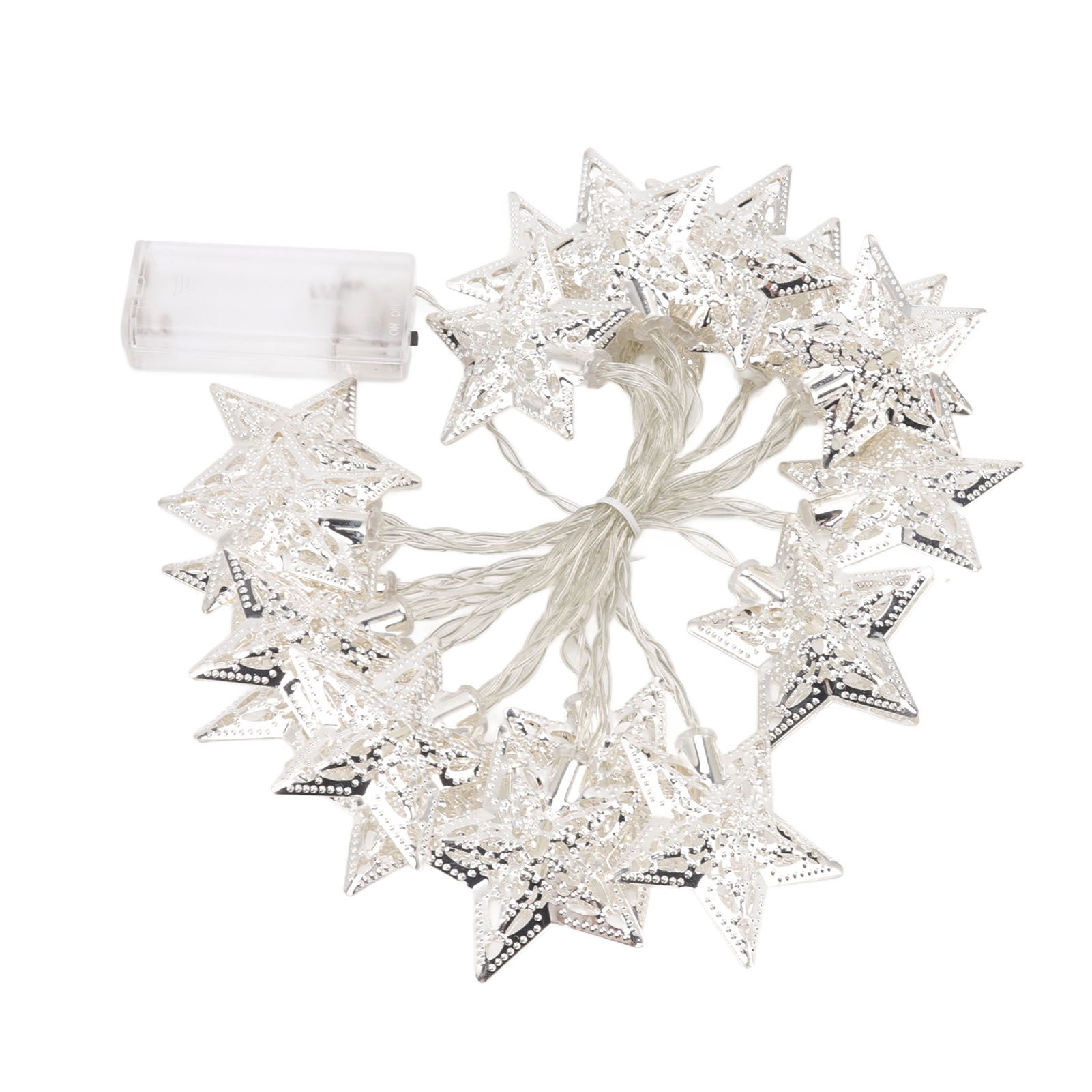 Star String Lights 20LEDs 3 Meters Star Fairy String Lights for Bedroom Christmas Garden Decoration Warm Light - Image 3