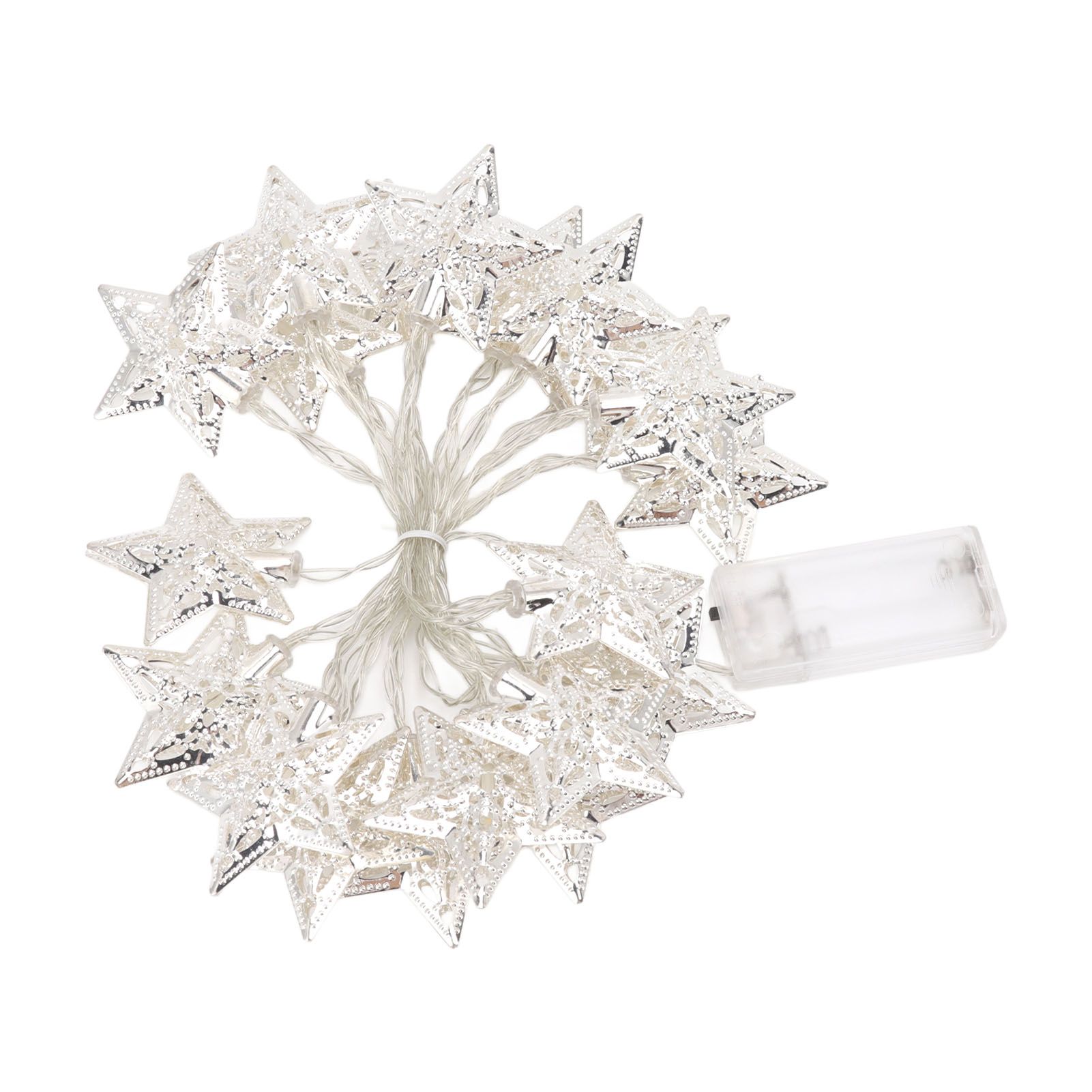 Star String Lights 20LEDs 3 Meters Star Fairy String Lights for Bedroom Christmas Garden Decoration Warm Light - Image 5
