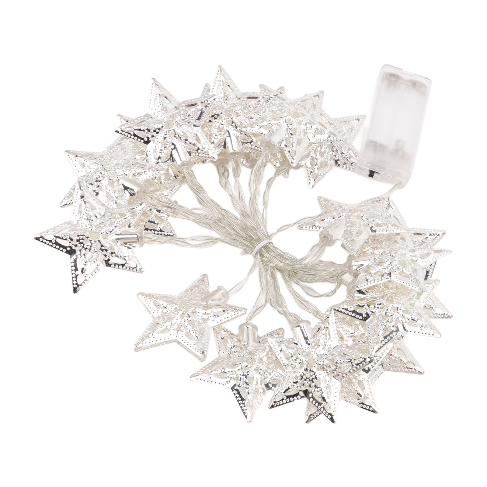 Star String Lights 20LEDs 3 Meters Star Fairy String Lights for Bedroom Christmas Garden Decoration Warm Light - Image 6