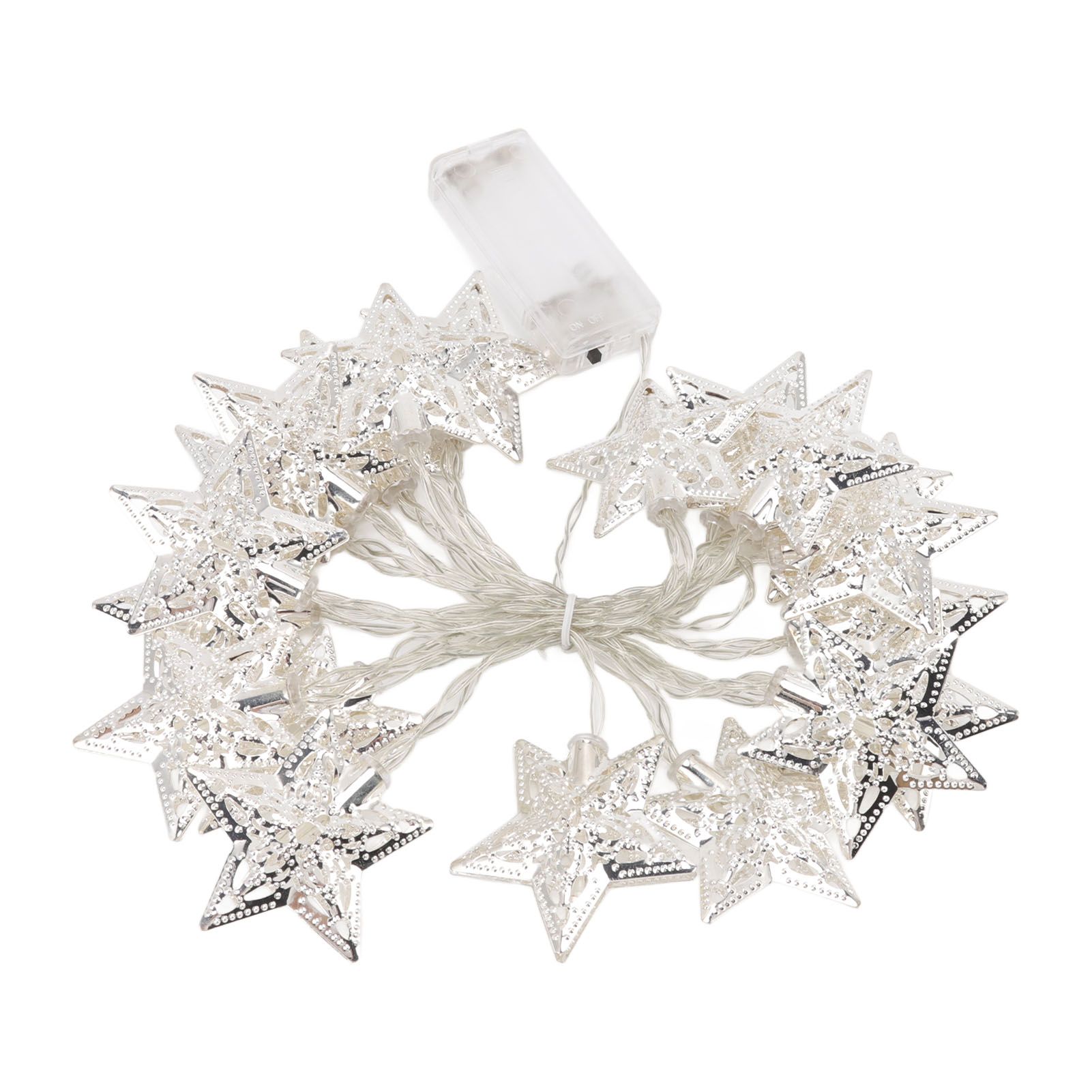 Star String Lights 20LEDs 3 Meters Star Fairy String Lights for Bedroom Christmas Garden Decoration Warm Light - Image 7