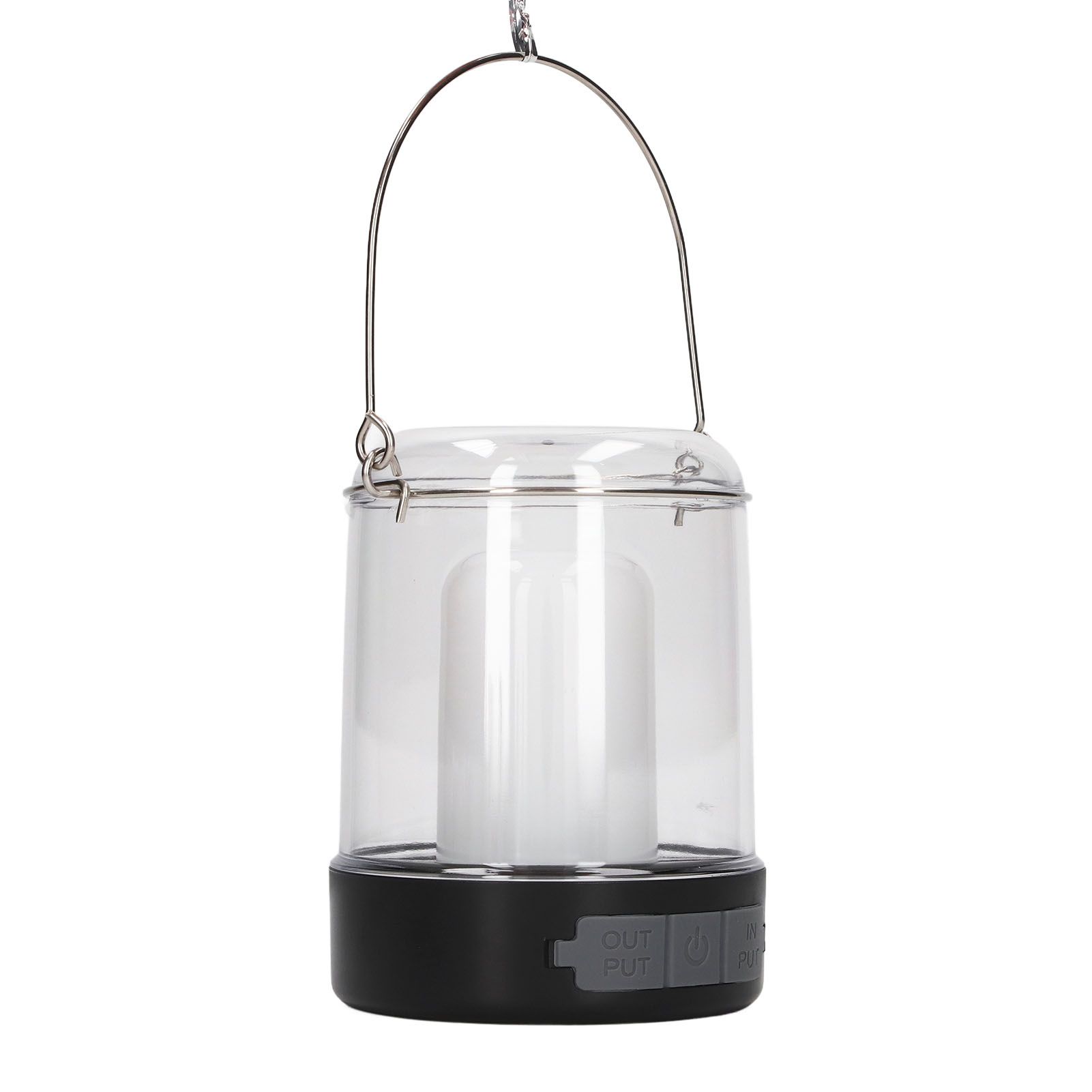 LED Camping Lantern 3 Modes 360° Luminous Rechargeable Waterproof Portable Camping Lights with Hook for Outdoor Garden - Image 2