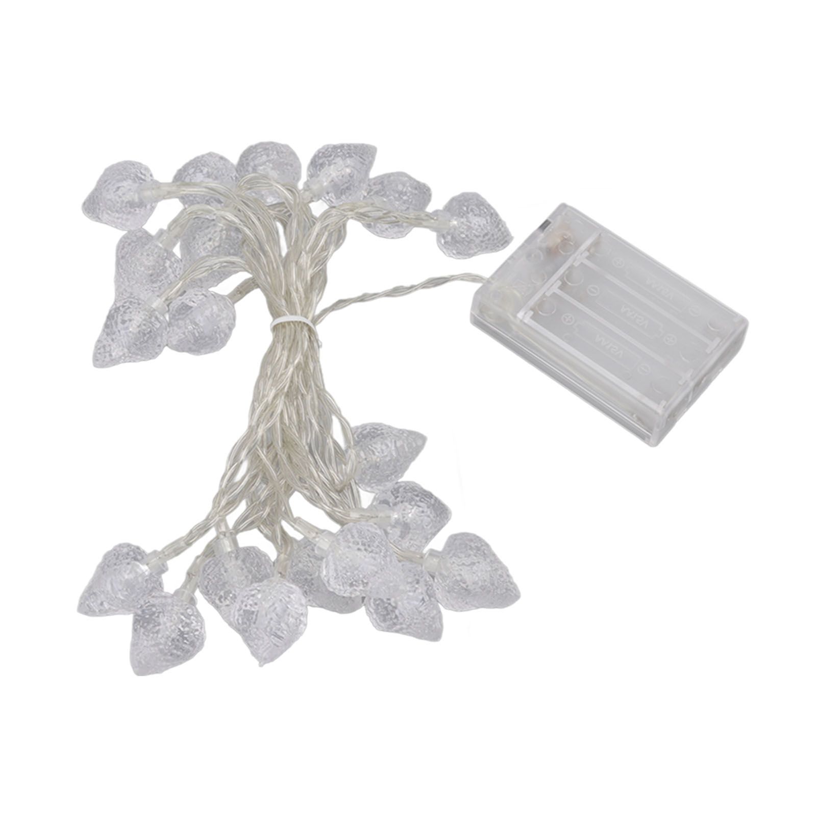 20 LEDs Christmas Lights Outdoor Strawberry Fairy String Lights Battery Powered Festival Decor Light String for Home Room - Image 4