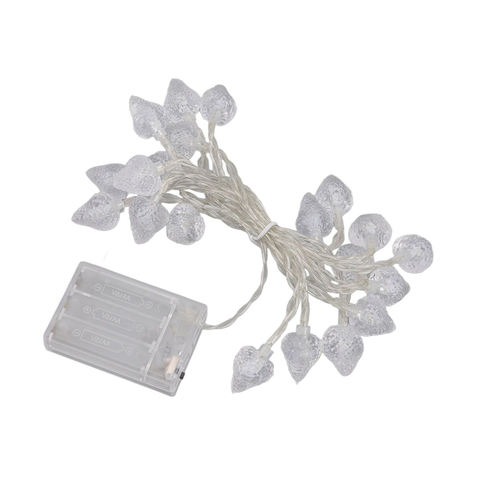 20 LEDs Christmas Lights Outdoor Strawberry Fairy String Lights Battery Powered Festival Decor Light String for Home Room - Image 8