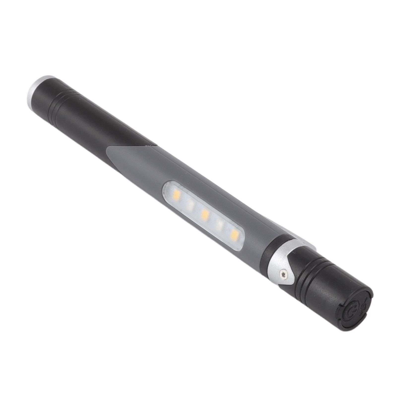 Pen Flashlight USB Charge 3 Light Sources LED Chip Clip Design Widely Used Pen Light Flashlight for Repair Hospital Black - Image 6