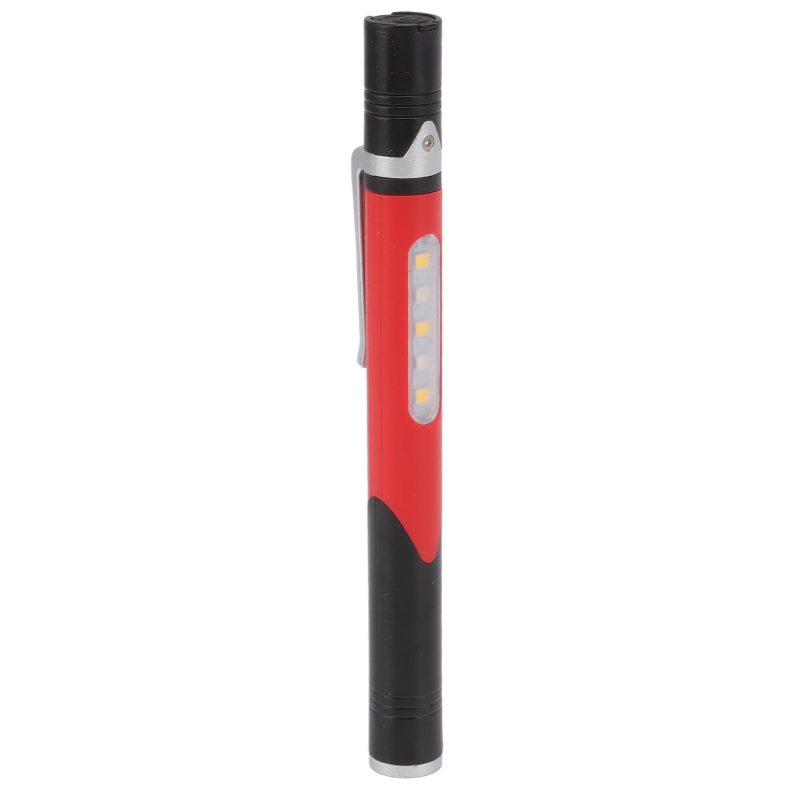 Pen Flashlight USB Charge 3 Light Sources LED Chip Clip Design Widely Used Pen Light Flashlight for Repair Hospital Red - Image 2