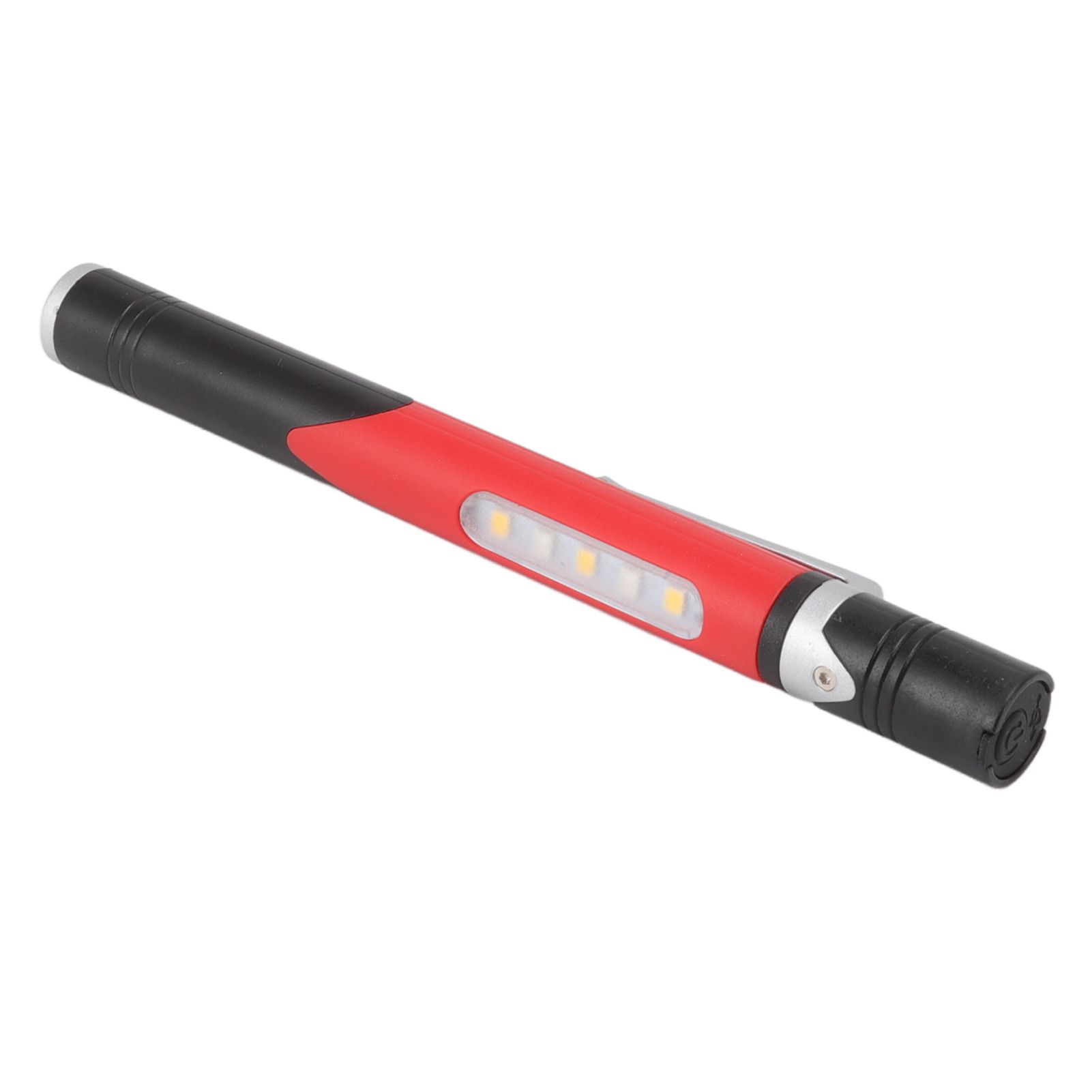 Pen Flashlight USB Charge 3 Light Sources LED Chip Clip Design Widely Used Pen Light Flashlight for Repair Hospital Red - Image 6