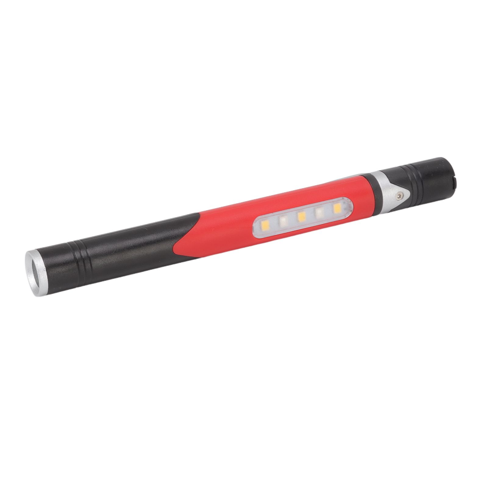 Pen Flashlight USB Charge 3 Light Sources LED Chip Clip Design Widely Used Pen Light Flashlight for Repair Hospital Red - Image 7