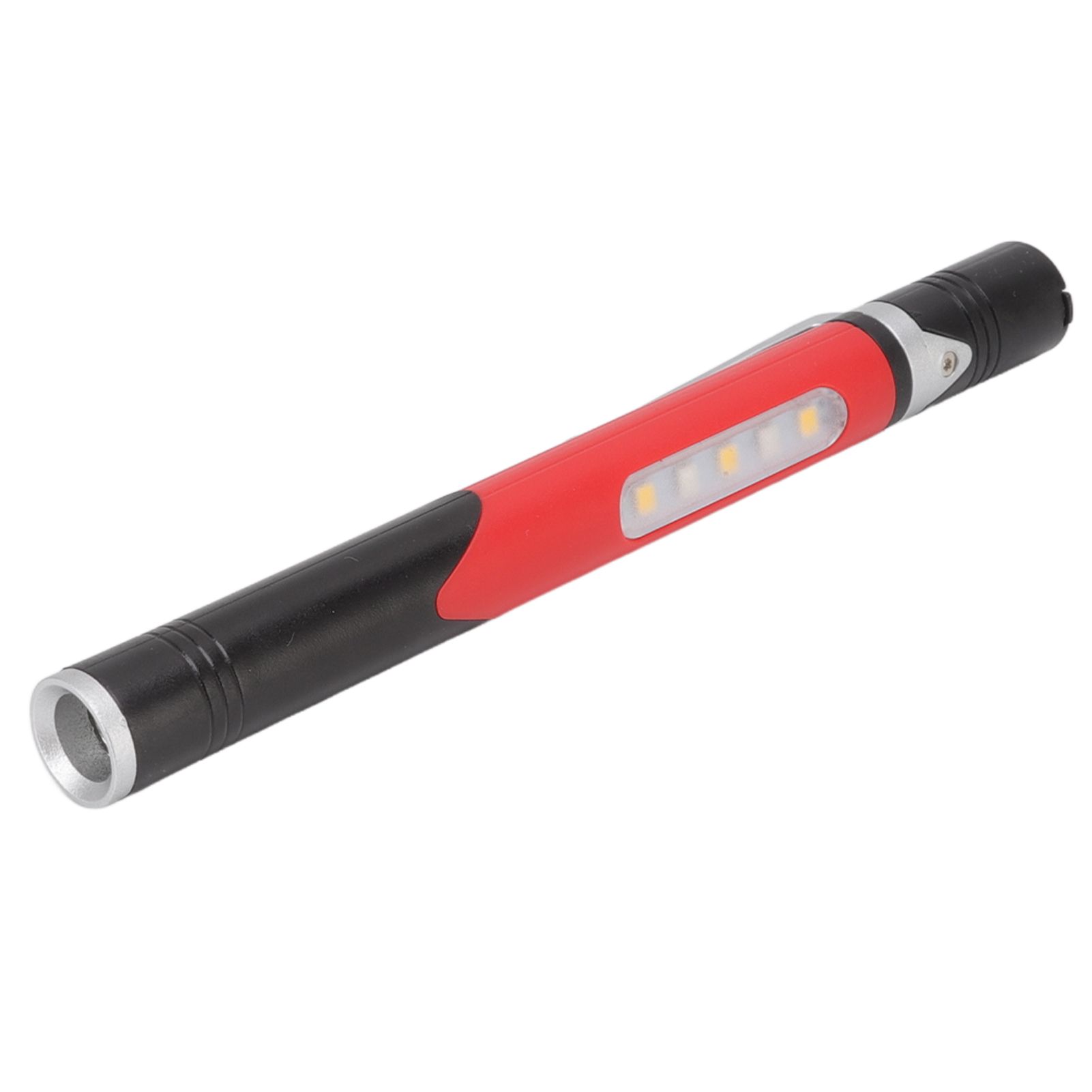 Pen Flashlight USB Charge 3 Light Sources LED Chip Clip Design Widely Used Pen Light Flashlight for Repair Hospital Red - Image 8