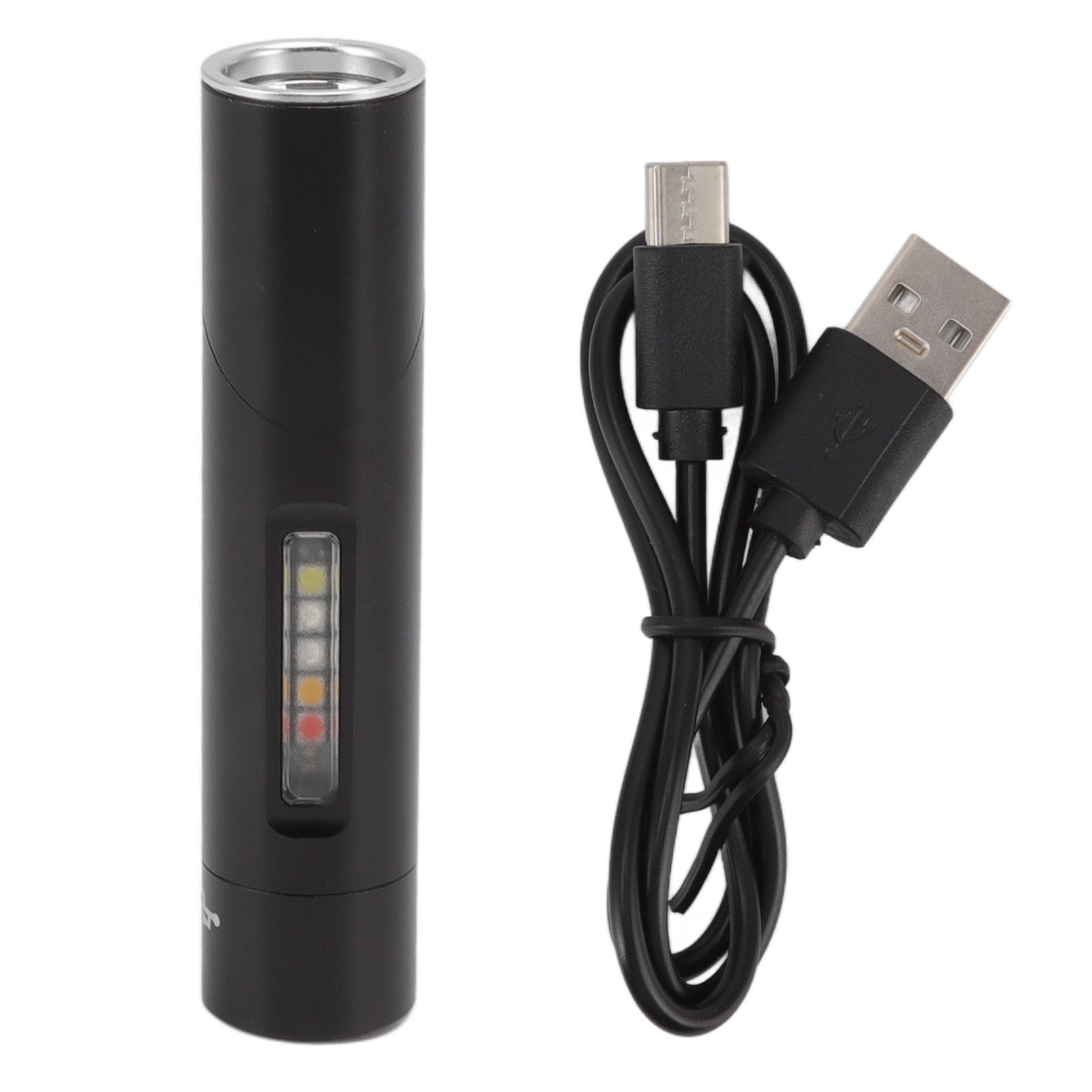 Mini Flashlight 90 Degree Tiltable Head LED Flashlight Magnetic Rechargeable LED Torch - Image 1