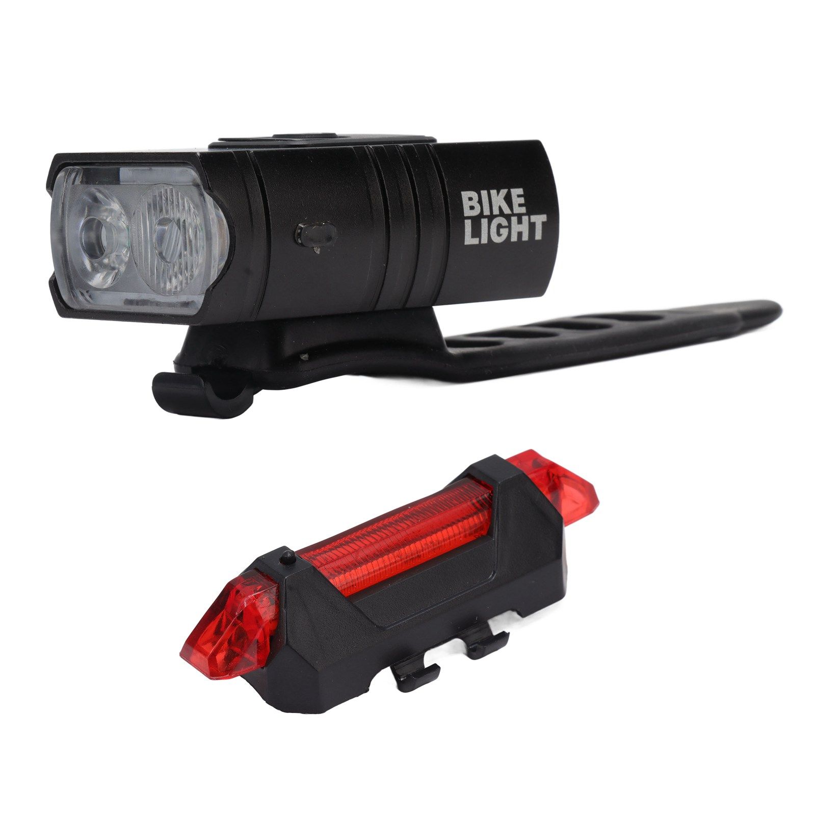 LED Cycling Light Kit Bike Front and Tail Lamps with Battery USB Charging Outdoor Riding Lamp Set - Image 3