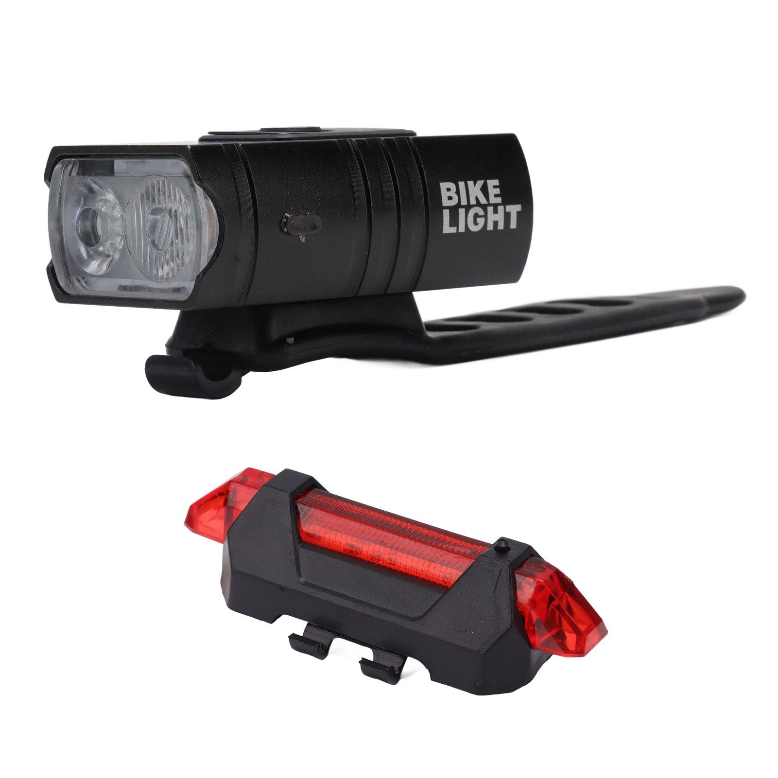 LED Cycling Light Kit Bike Front and Tail Lamps with Battery USB Charging Outdoor Riding Lamp Set - Image 4