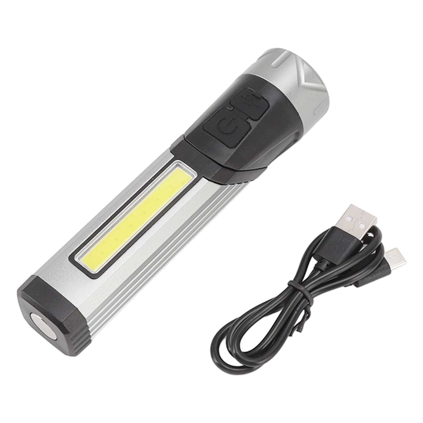 Magnetic Flashlight 7 Gears Rotatable Foldable Rechargeable High Brightness LED COB Work Light for Camping Repairing - Image 1