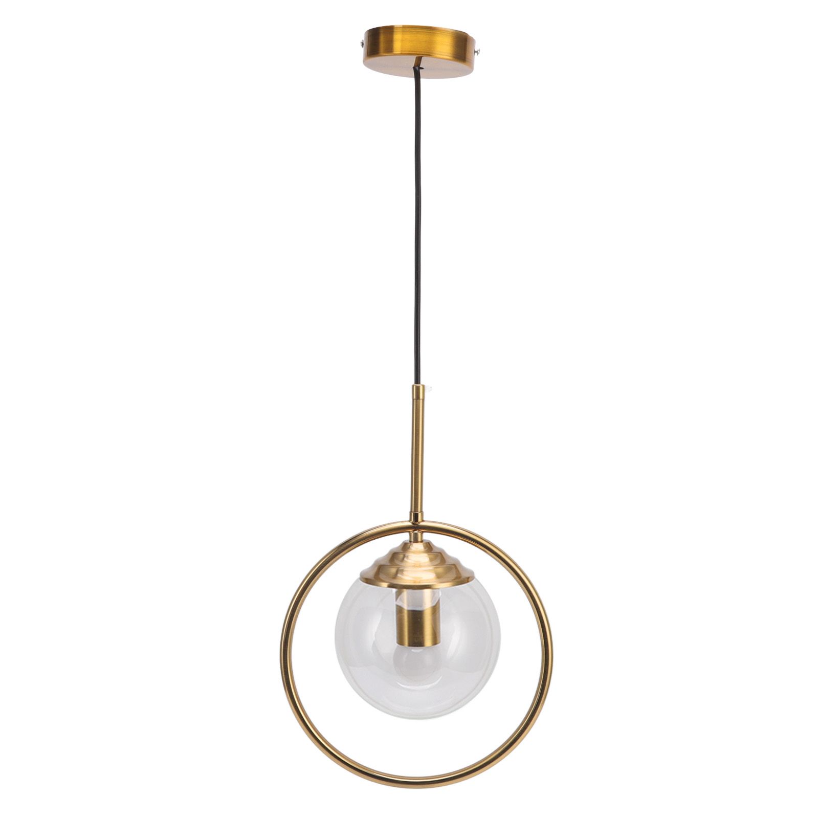 Ceiling Pendant Lamp E27/E26 Calibre Glass Iron Minimalist Style Hanging Pendant Light for Kitchens AC 85 to 265V - Image 2