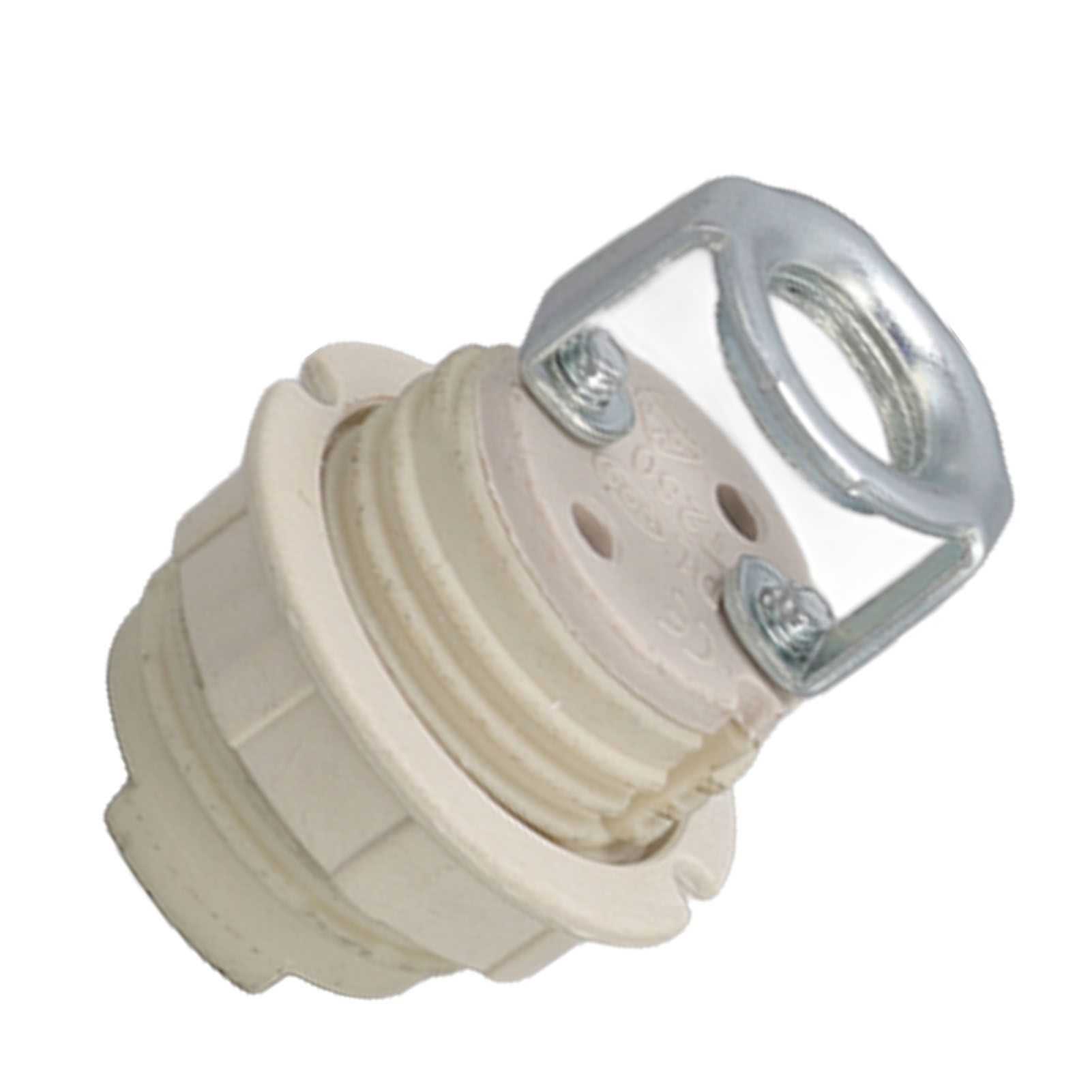 G9 Ceramic Lamp Holder Bulb Base Socket Light Holder with Zinc Alloy M10 Ring for Home Bedroom - Image 6