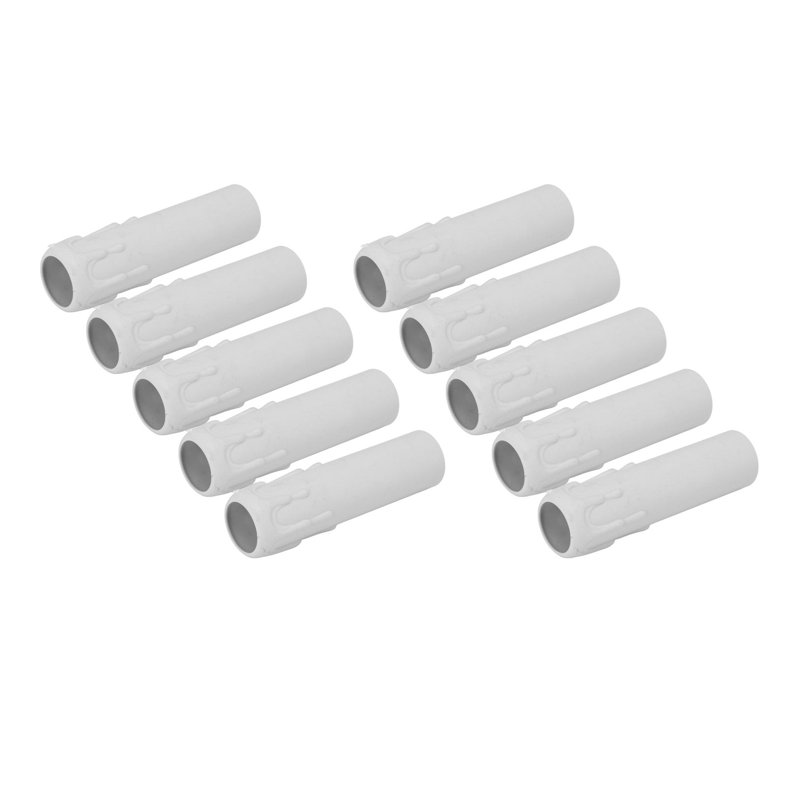 10pcs 4 Inch Candle Covers Sleeves Simulation Vintage Wax Drop Candle Socket Covers for Chandelier White - Image 3