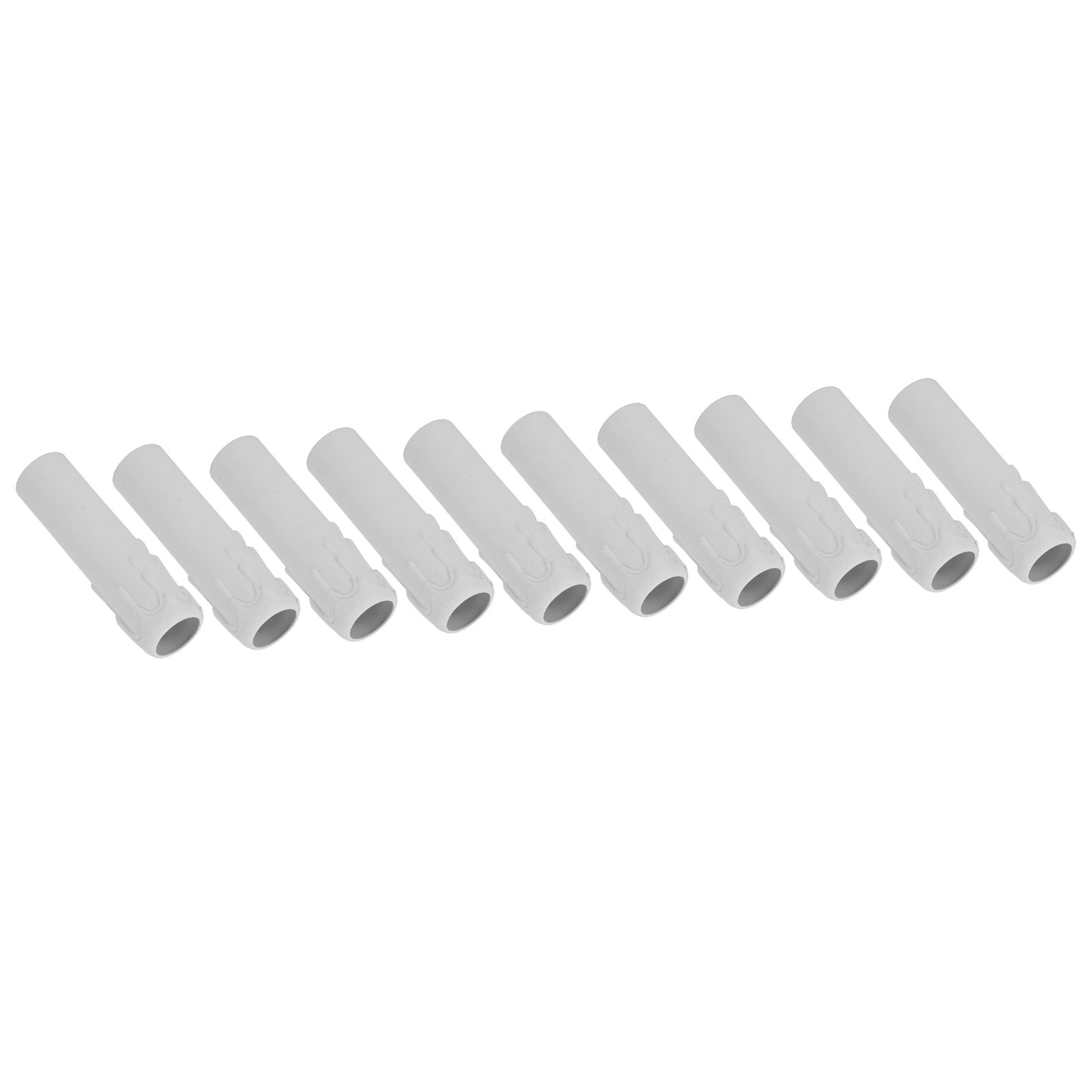 10pcs 4 Inch Candle Covers Sleeves Simulation Vintage Wax Drop Candle Socket Covers for Chandelier White - Image 7