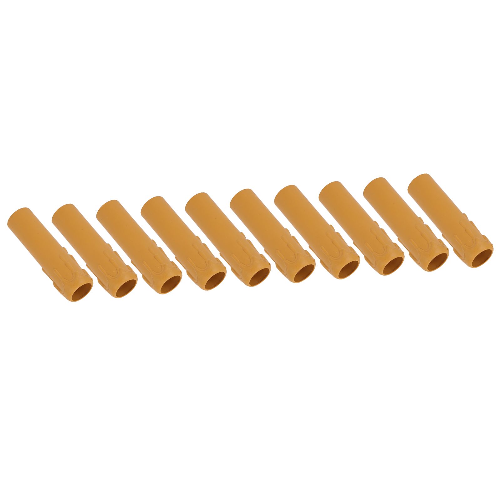 10pcs 4 Inch Candle Covers Sleeves Simulation Vintage Wax Drop Candle Socket Covers for Chandelier Yellow - Image 5